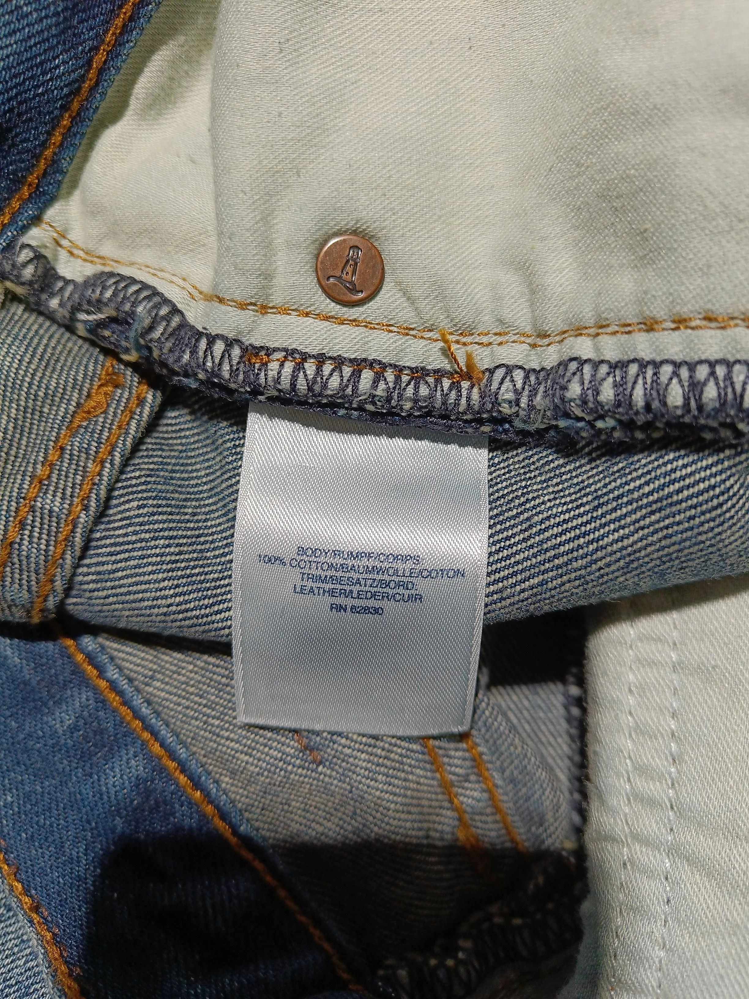 Lands End Men's Jeans W 38 in Blue 100% Cotton Straight New with tags - Image 6
