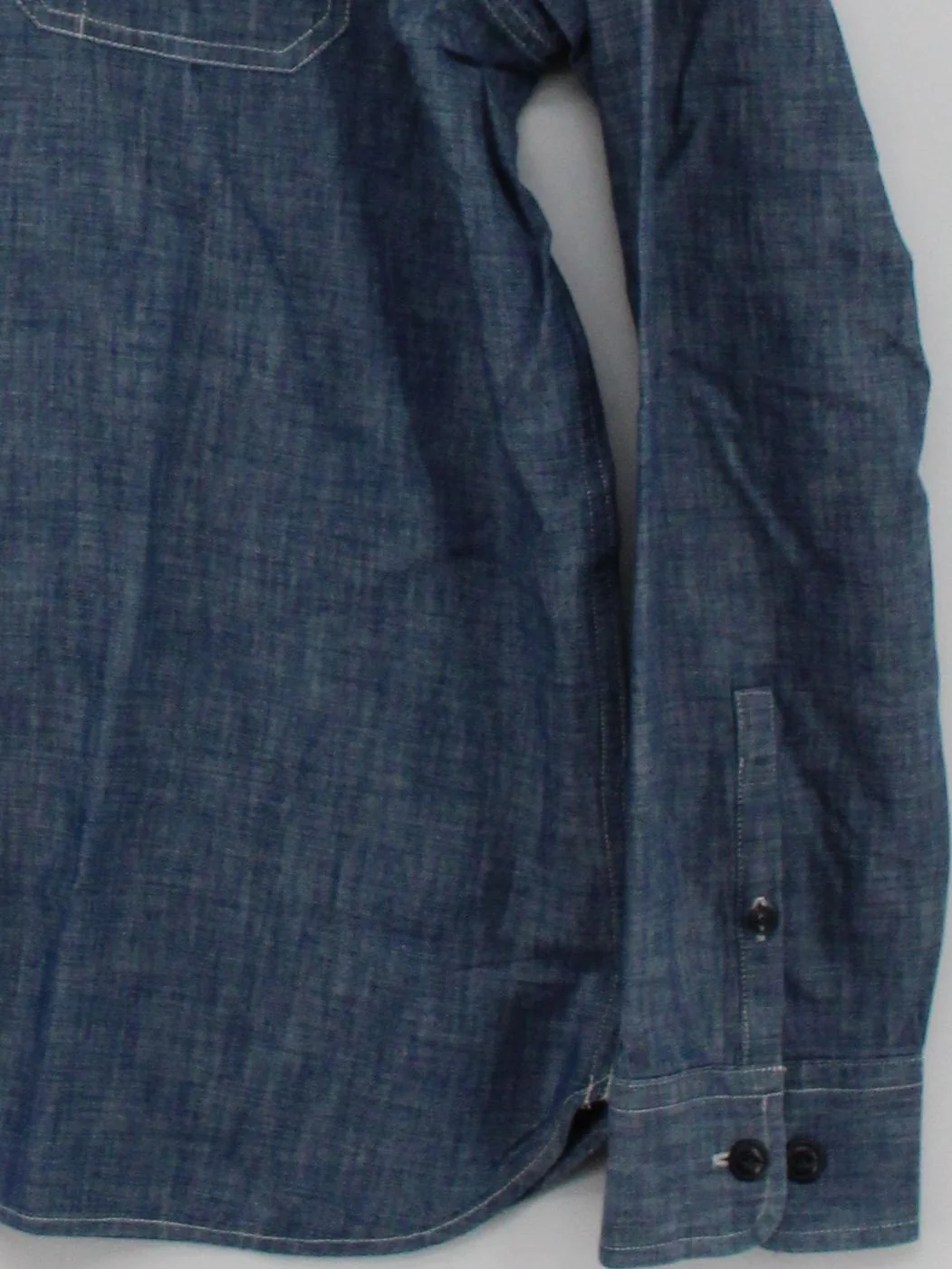 Lands End Men's Shirt L Blue 100% Cotton Basic - Image 4
