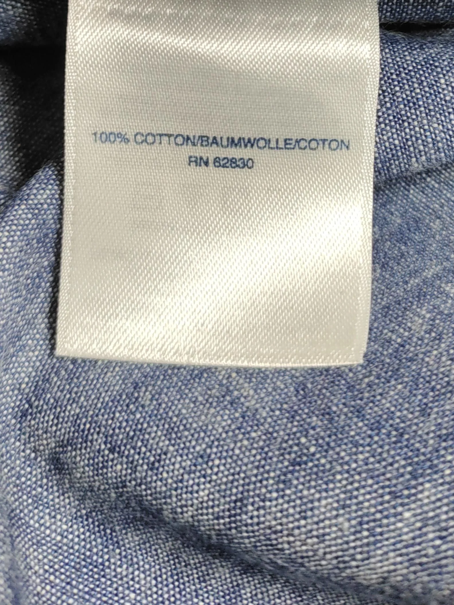 Lands End Men's Shirt L Blue 100% Cotton Basic - Image 6