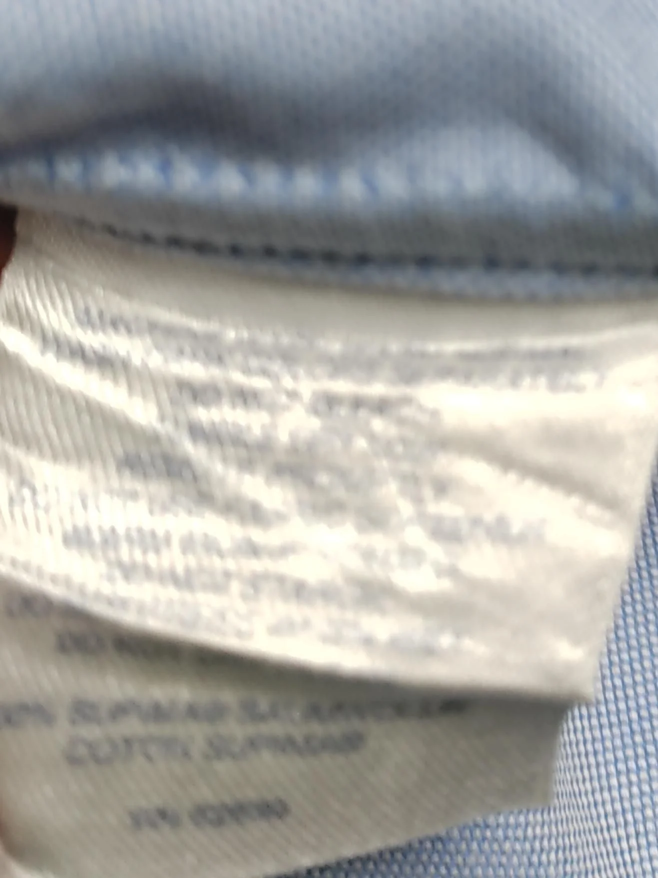 Lands End Men's Shirt M Blue 100% Cotton Basic - Image 6
