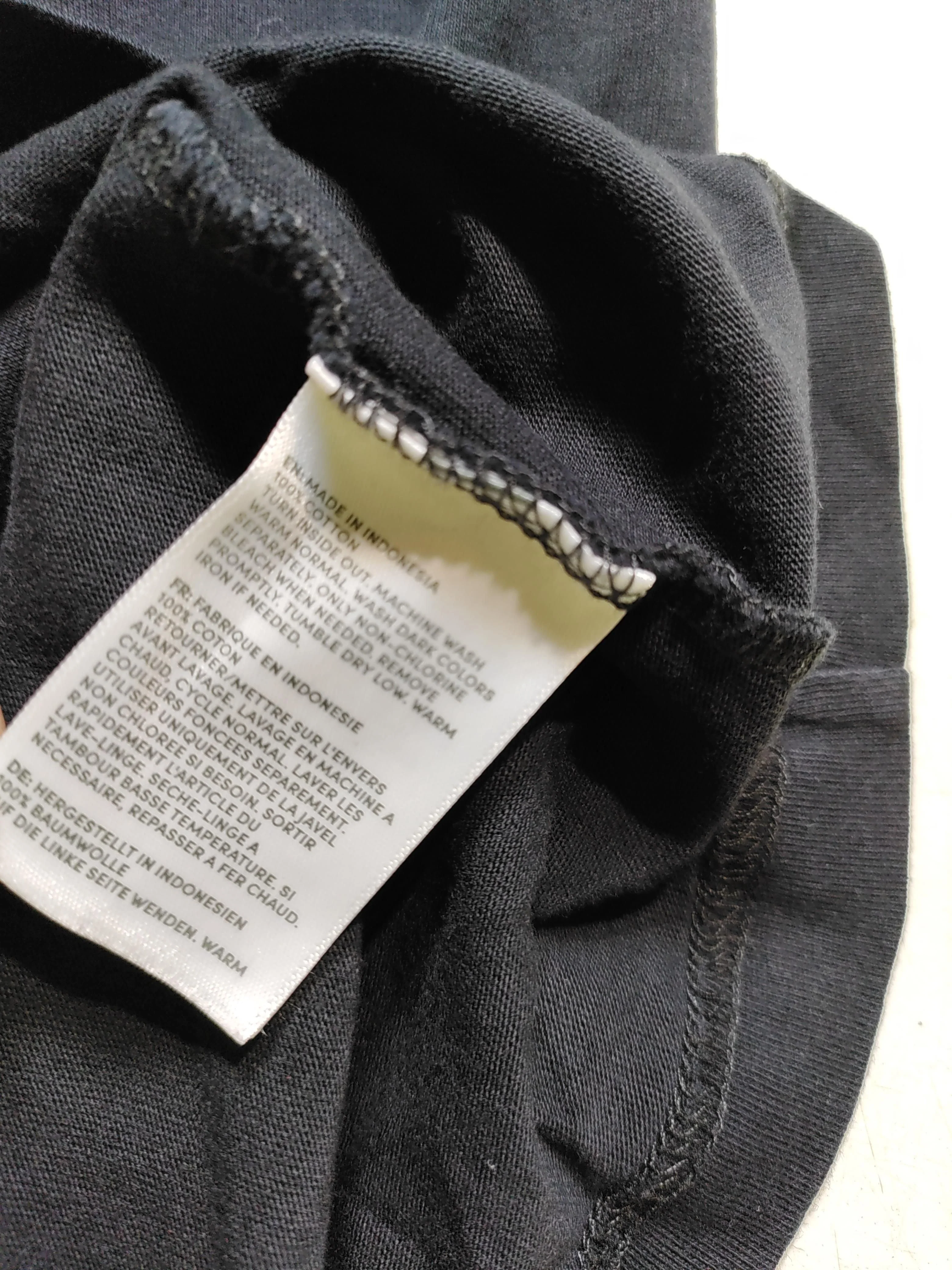 Lands End Men's T-Shirt L Black 100% Cotton Basic - Image 6