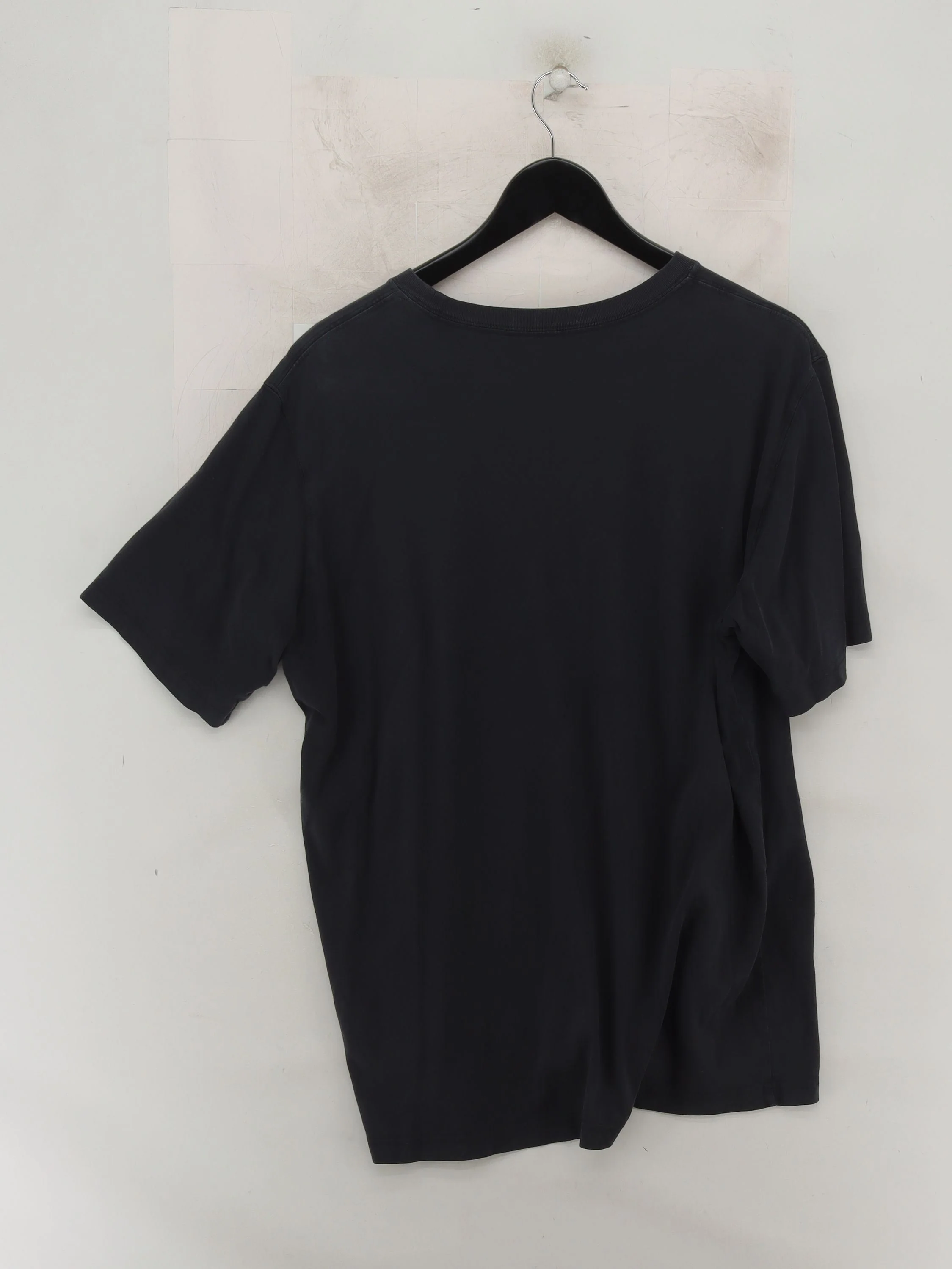 Lands End Men's T-Shirt L Black 100% Cotton Basic - Image 2