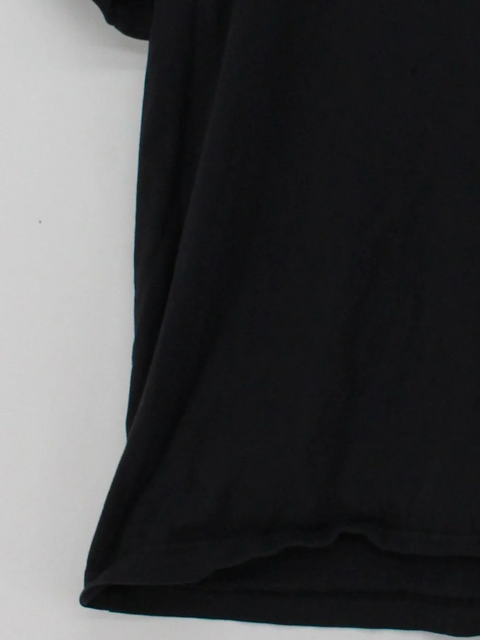 Lands End Men's T-Shirt M Black 100% Cotton Basic - Image 4
