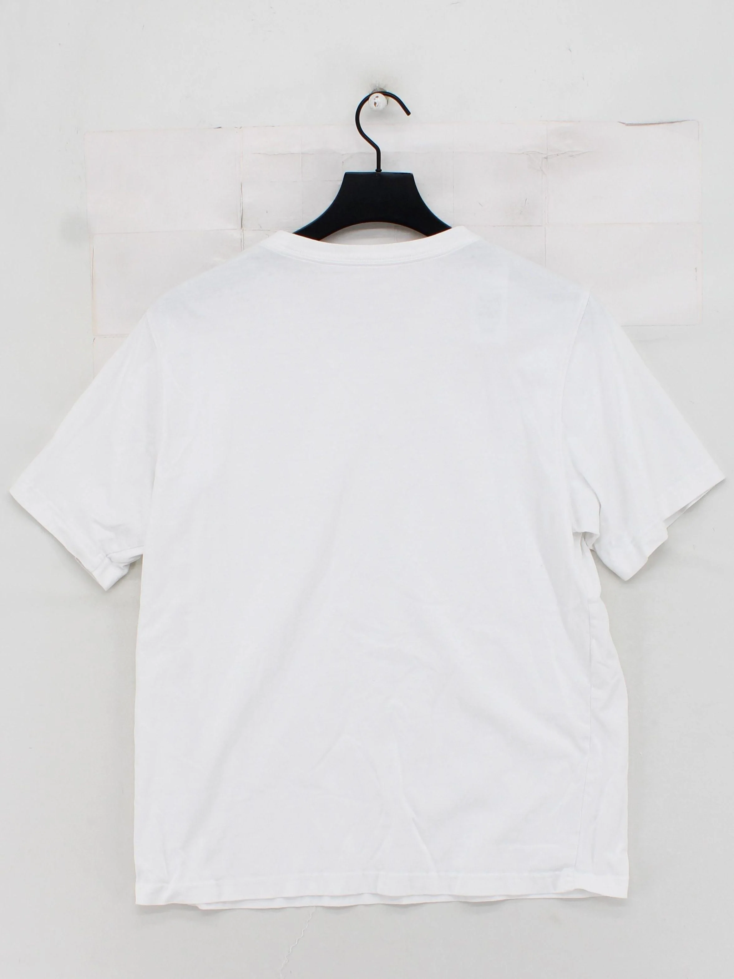 Lands End Men's T-Shirt M White 100% Cotton Basic - Image 2