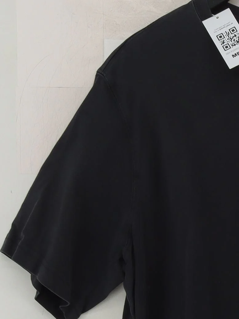 Lands End Men's T-Shirt XL Black 100% Cotton Basic - Image 4