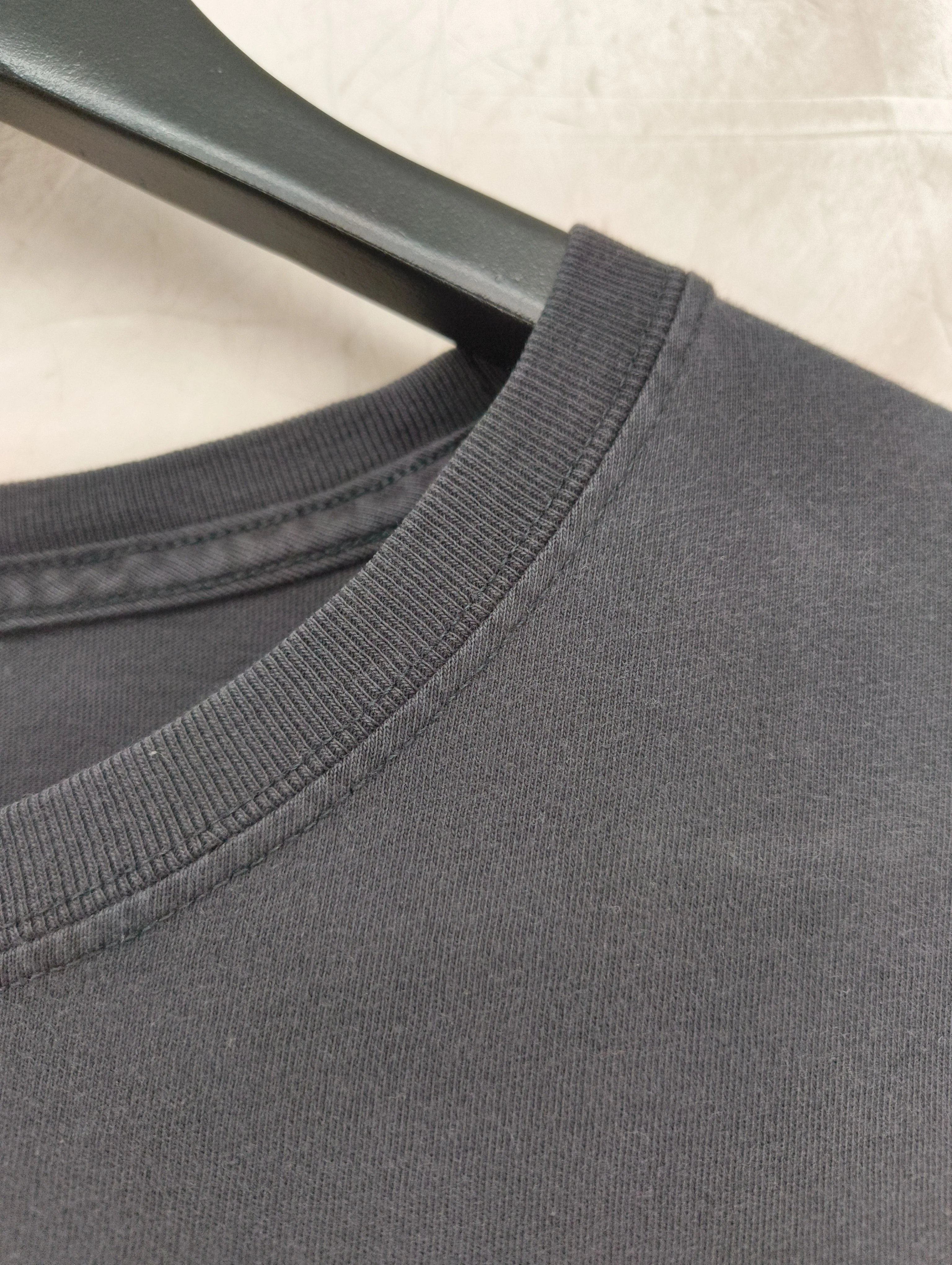 Lands End Men's T-Shirt XL Black 100% Cotton Basic - Image 5