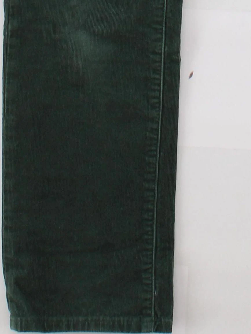Lands End Men's Trousers M Green Cotton with Spandex Straight Chino - Image 4