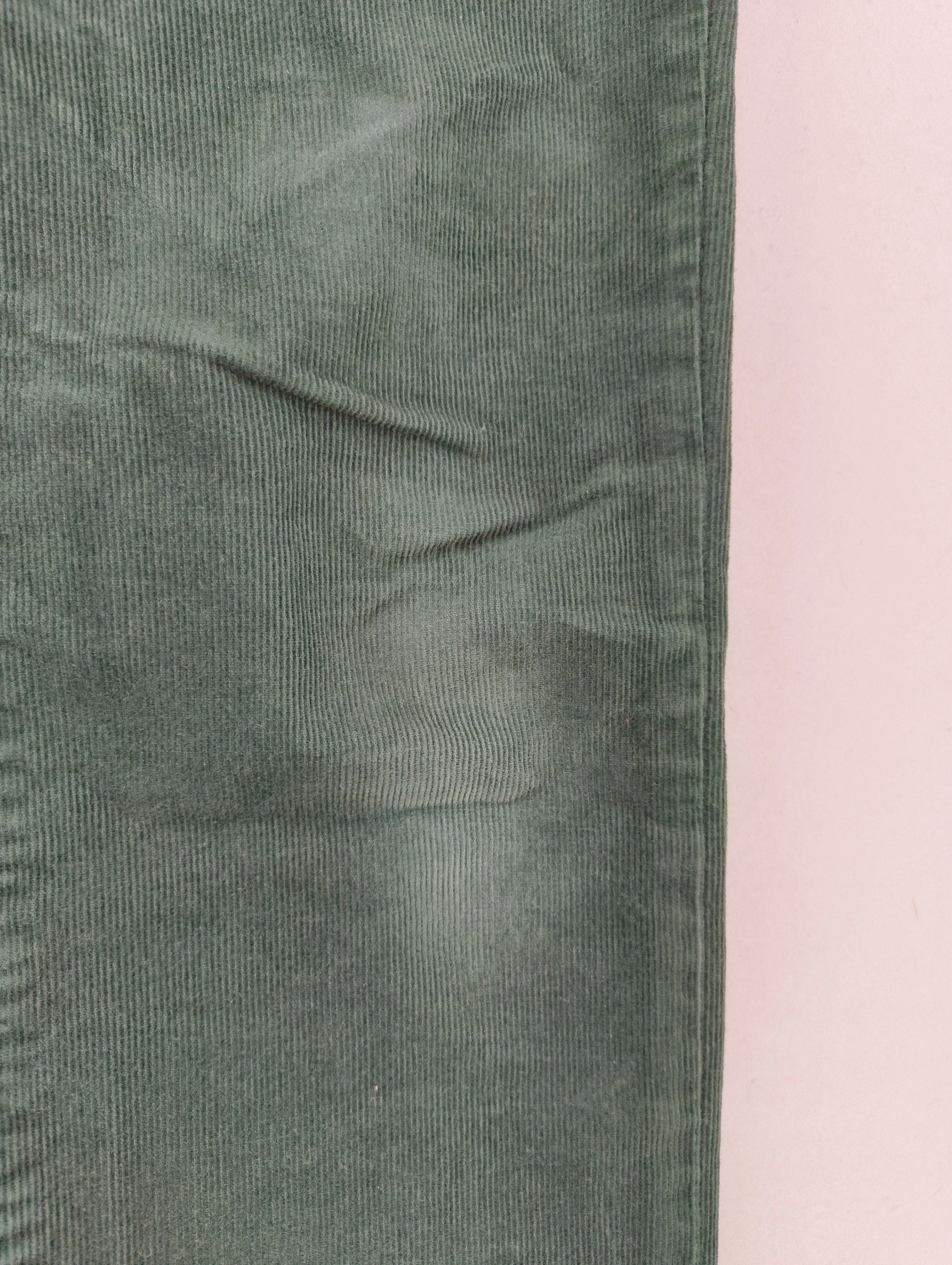 Lands End Men's Trousers M Green Cotton with Spandex Straight Chino - Image 5