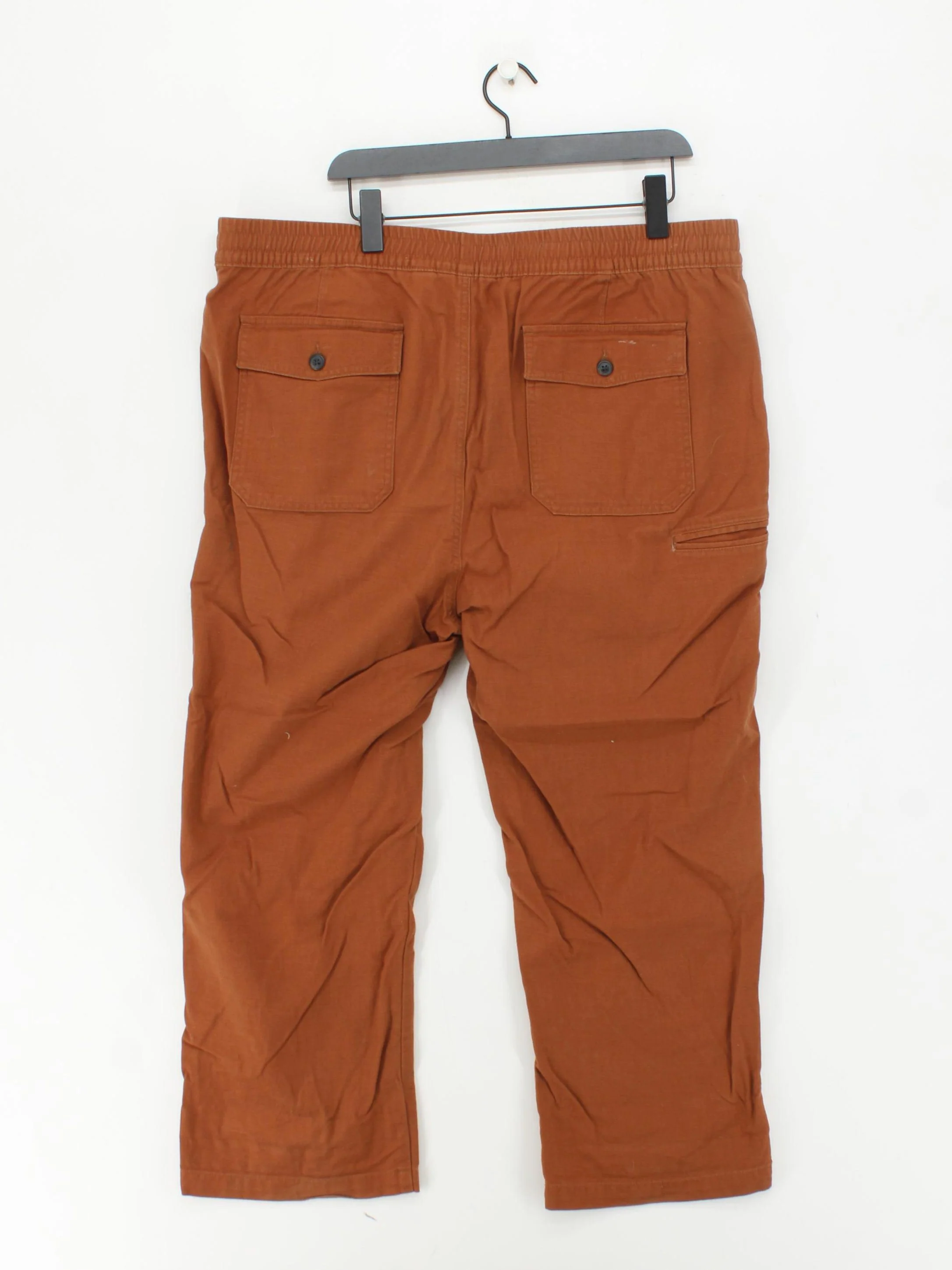 Lands End Men's Trousers XL Tan 100% Cotton Tapered Chino - Image 2