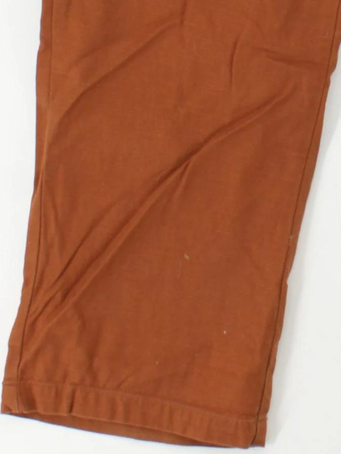 Lands End Men's Trousers XL Tan 100% Cotton Tapered Chino - Image 4