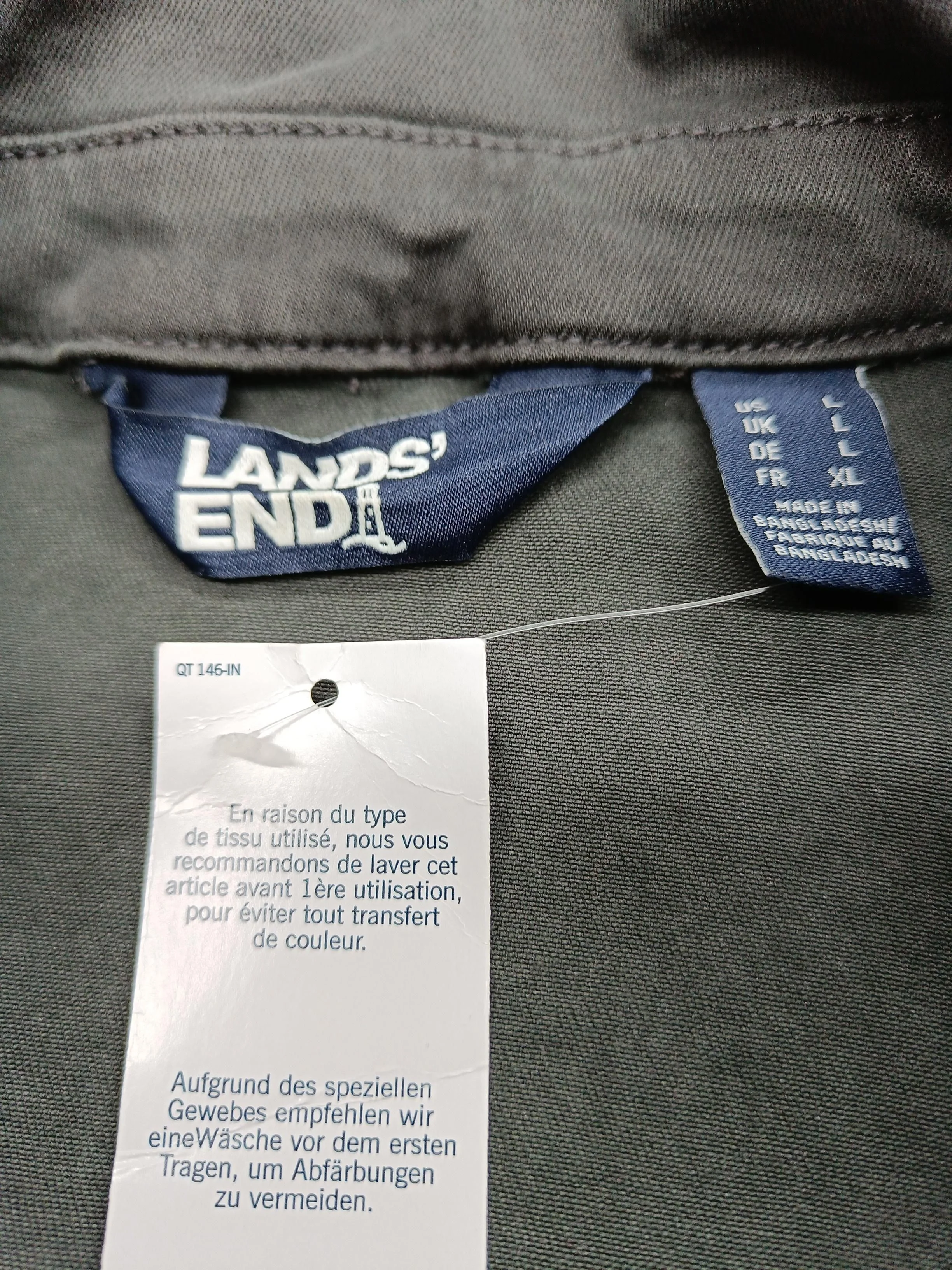 Lands End Motorcycle Jacket jacket grey - Image 5