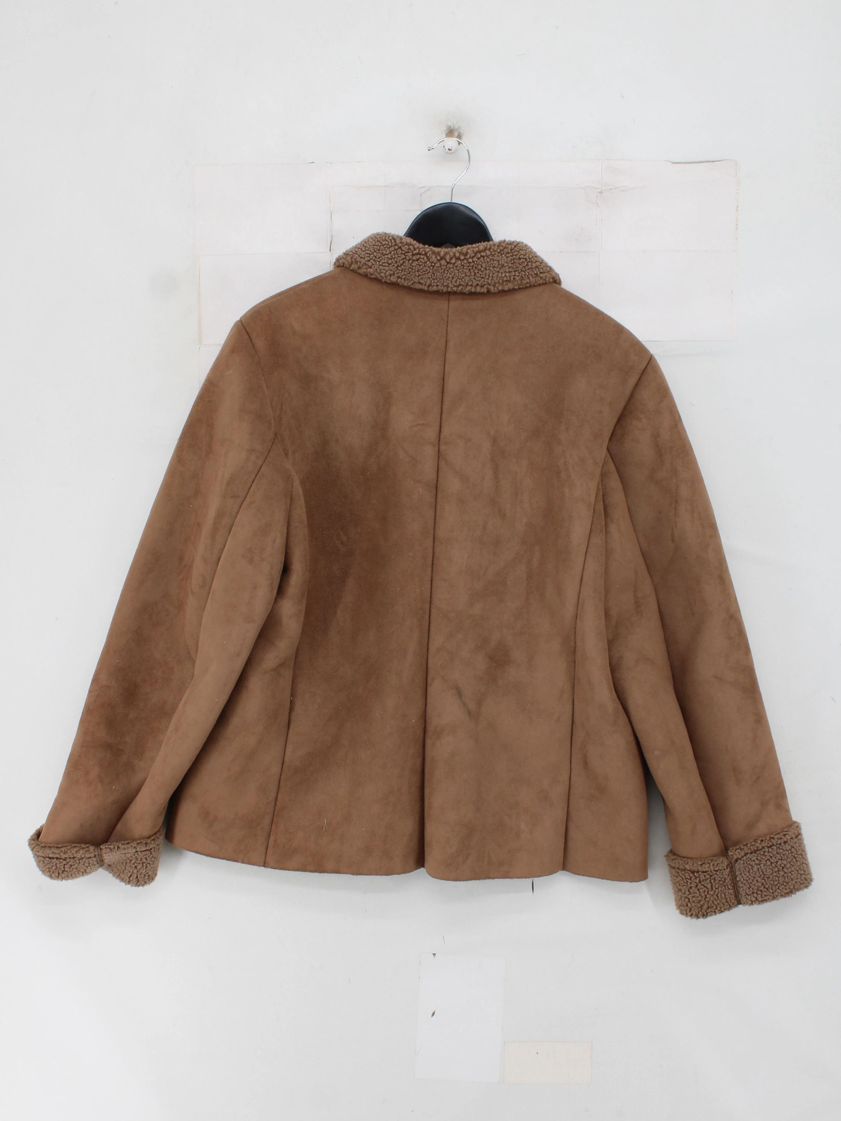 Lands End Overcoat jacket tan - Image 2