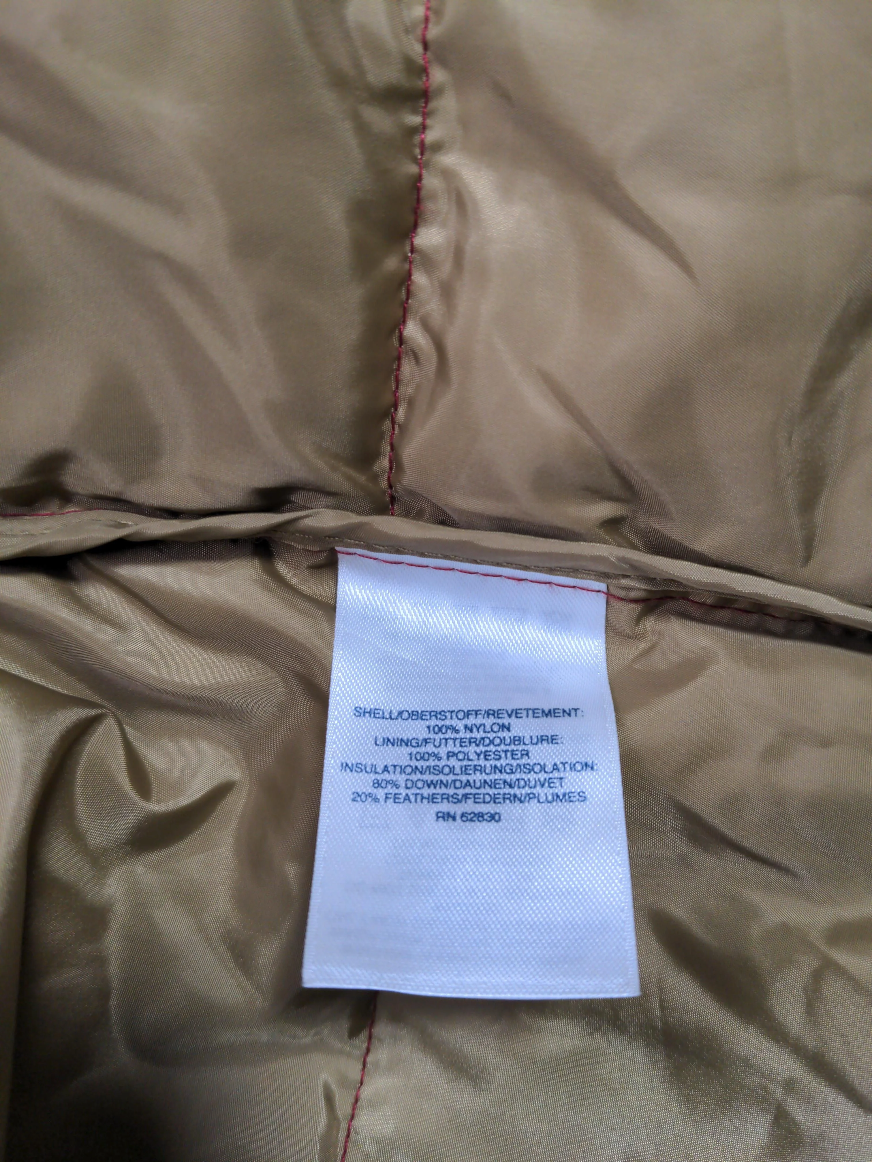 Lands End Parka jacket red - Image 7
