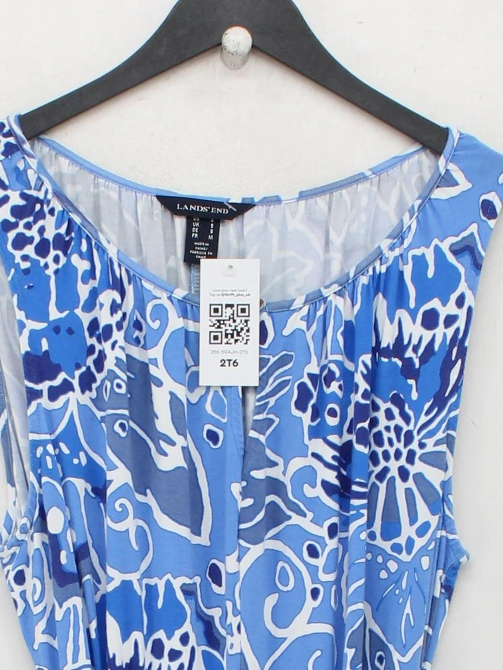 Lands End Shirt Midi Dress S in Blue - Image 3