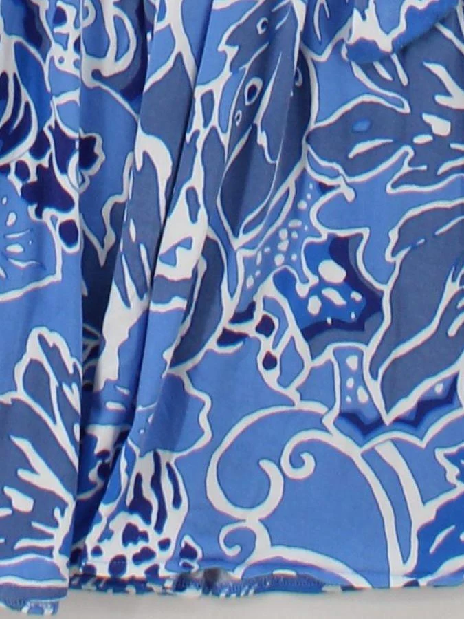 Lands End Shirt Midi Dress S in Blue - Image 4