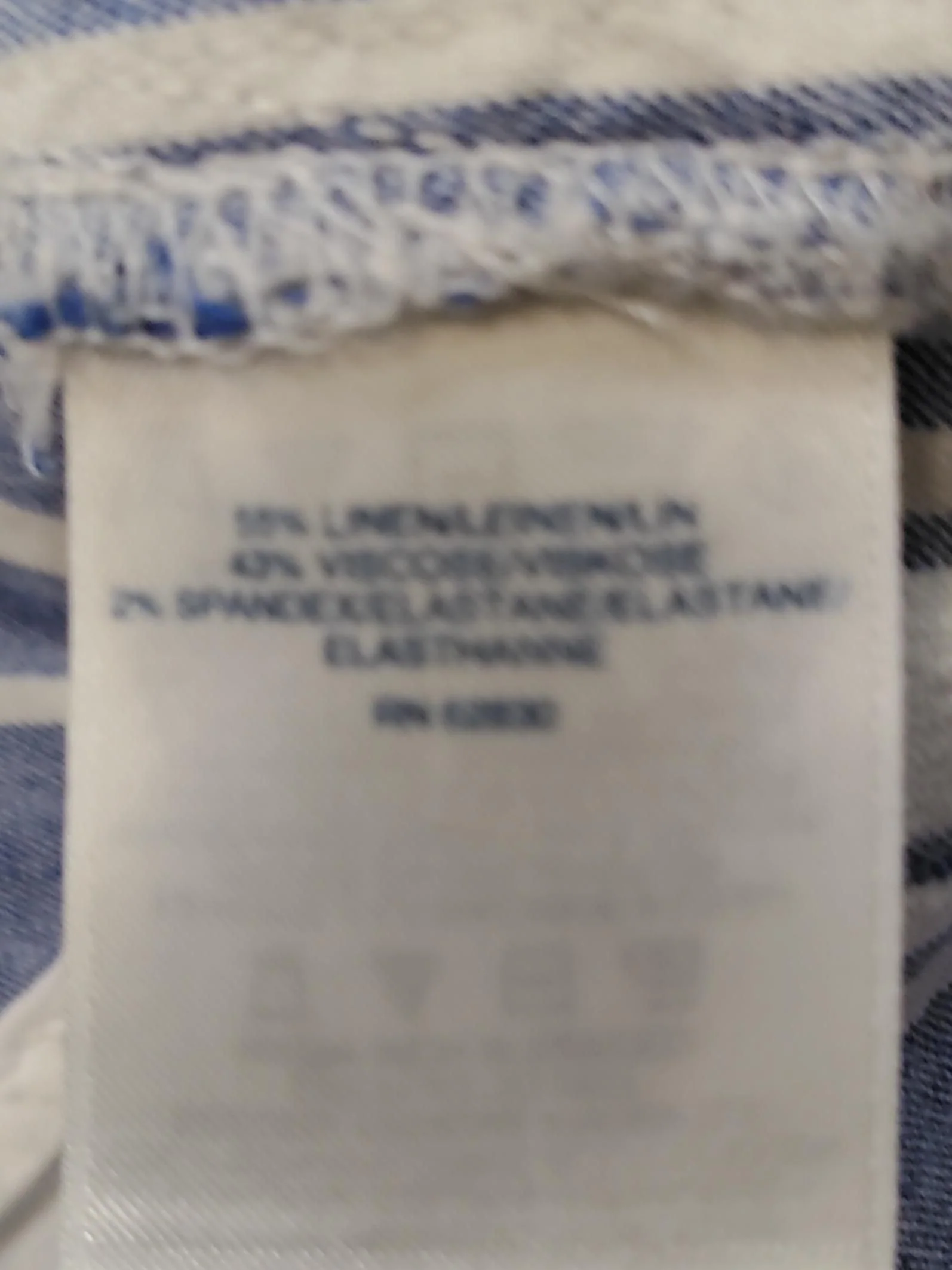 Lands End Shirt Mini Dress UK12 in Blue - Image 6