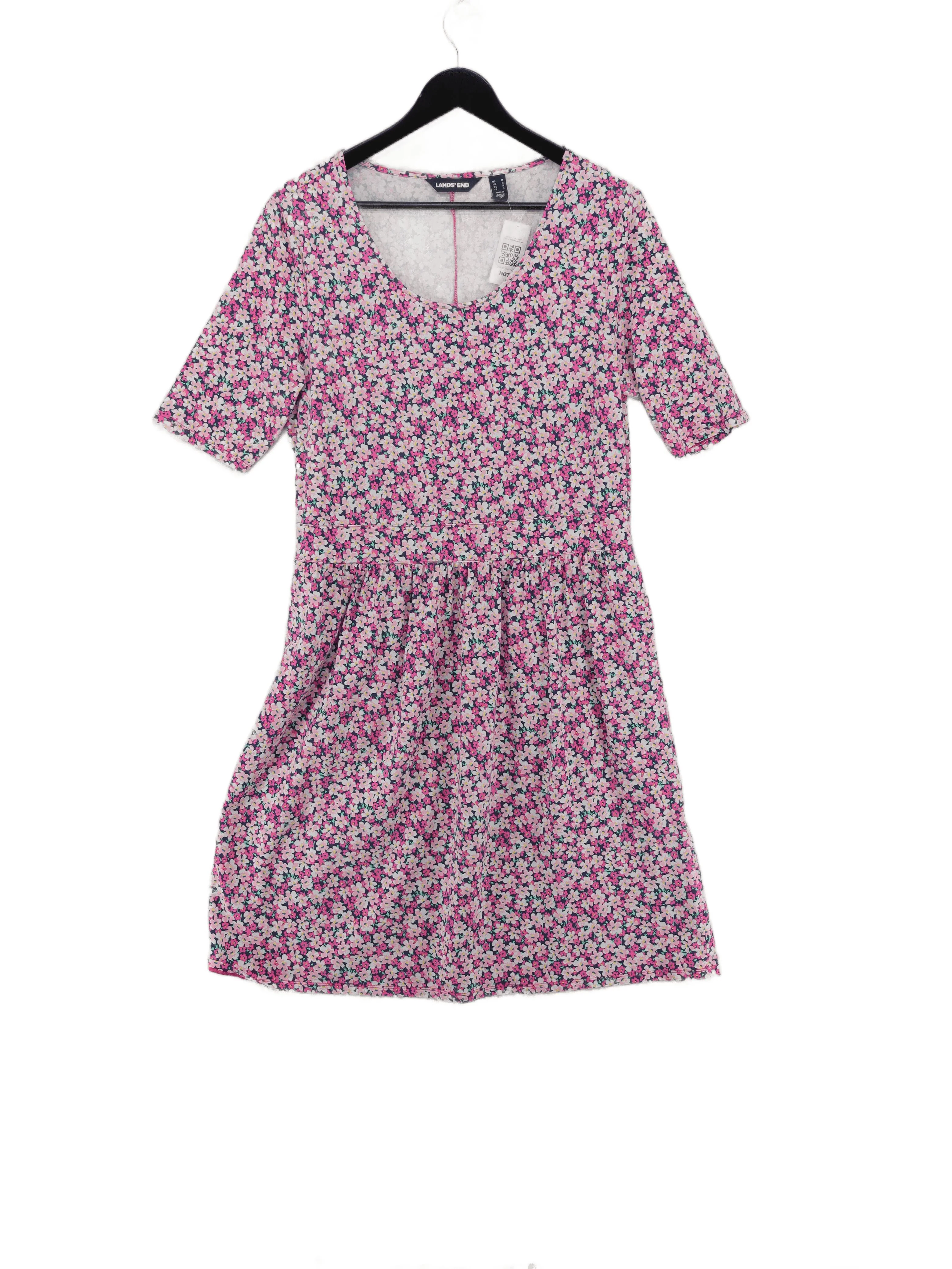 Lands End Skater Mini Dress M in Multi