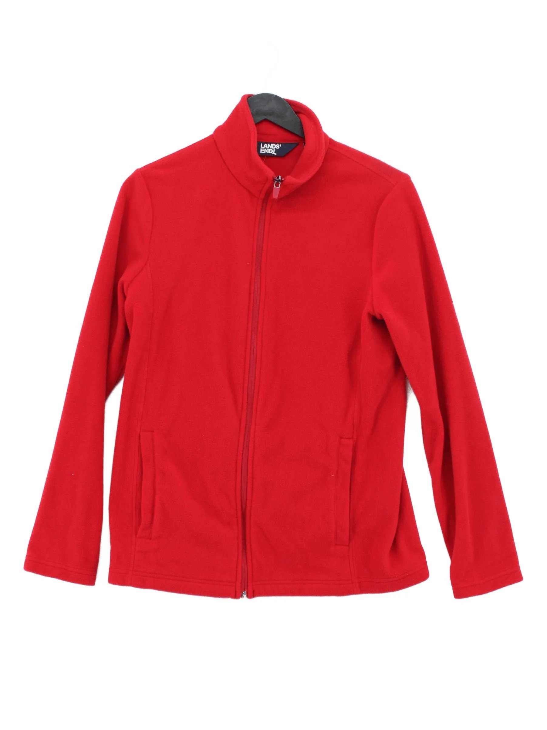 Lands End Windbreaker jacket red