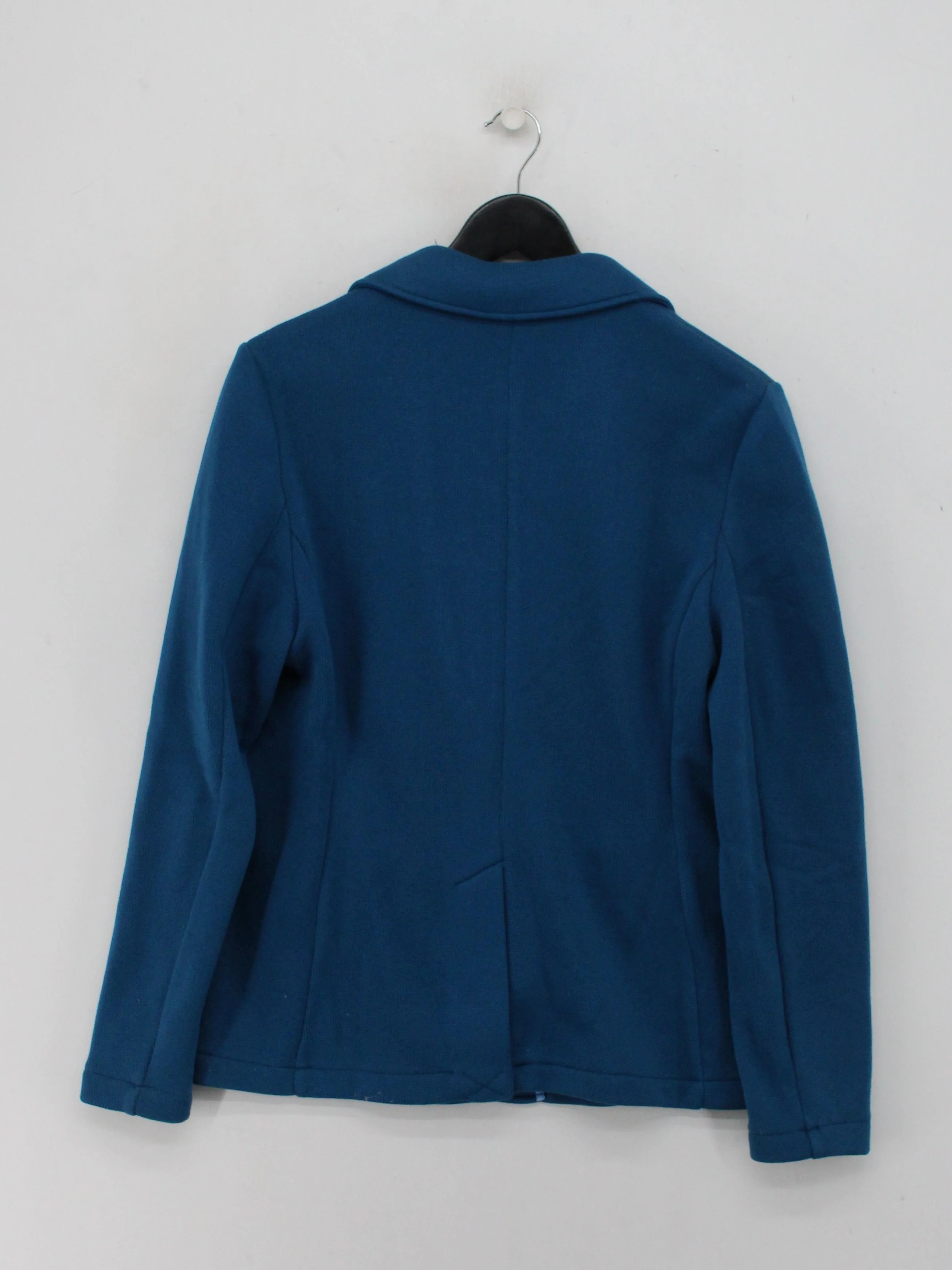 Lands End Women's Blazer M Blue 100% Polyester Overcoat New with tags - Image 2