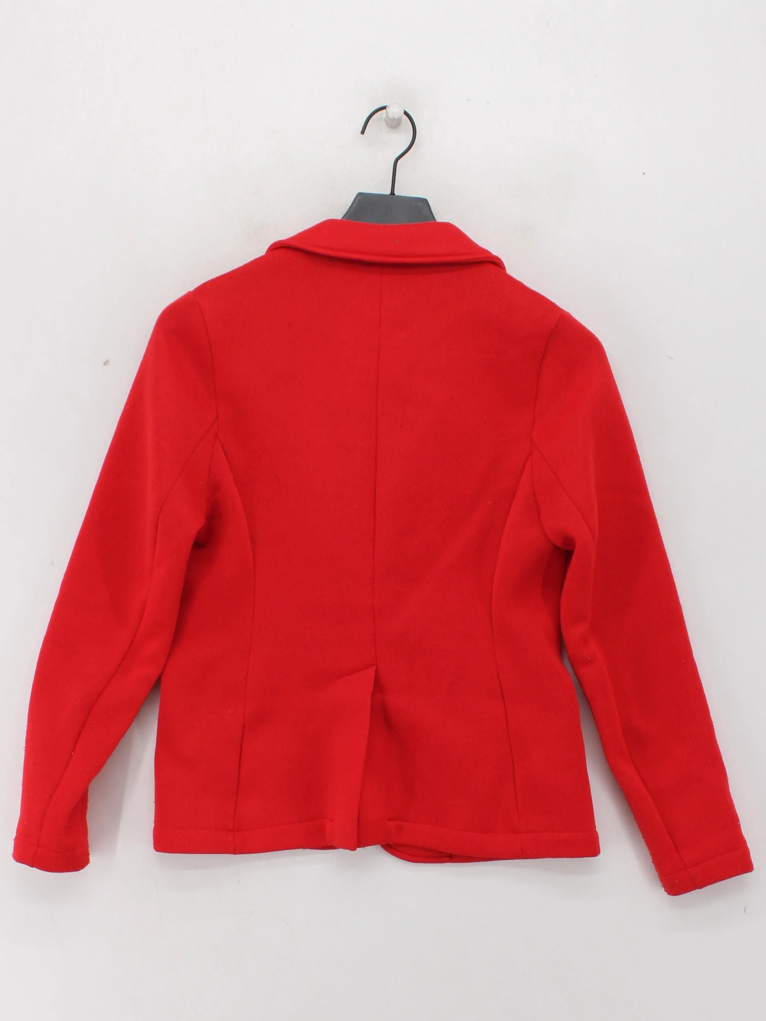 Lands End Women's Blazer S Red 100% Polyester Overcoat - Image 2