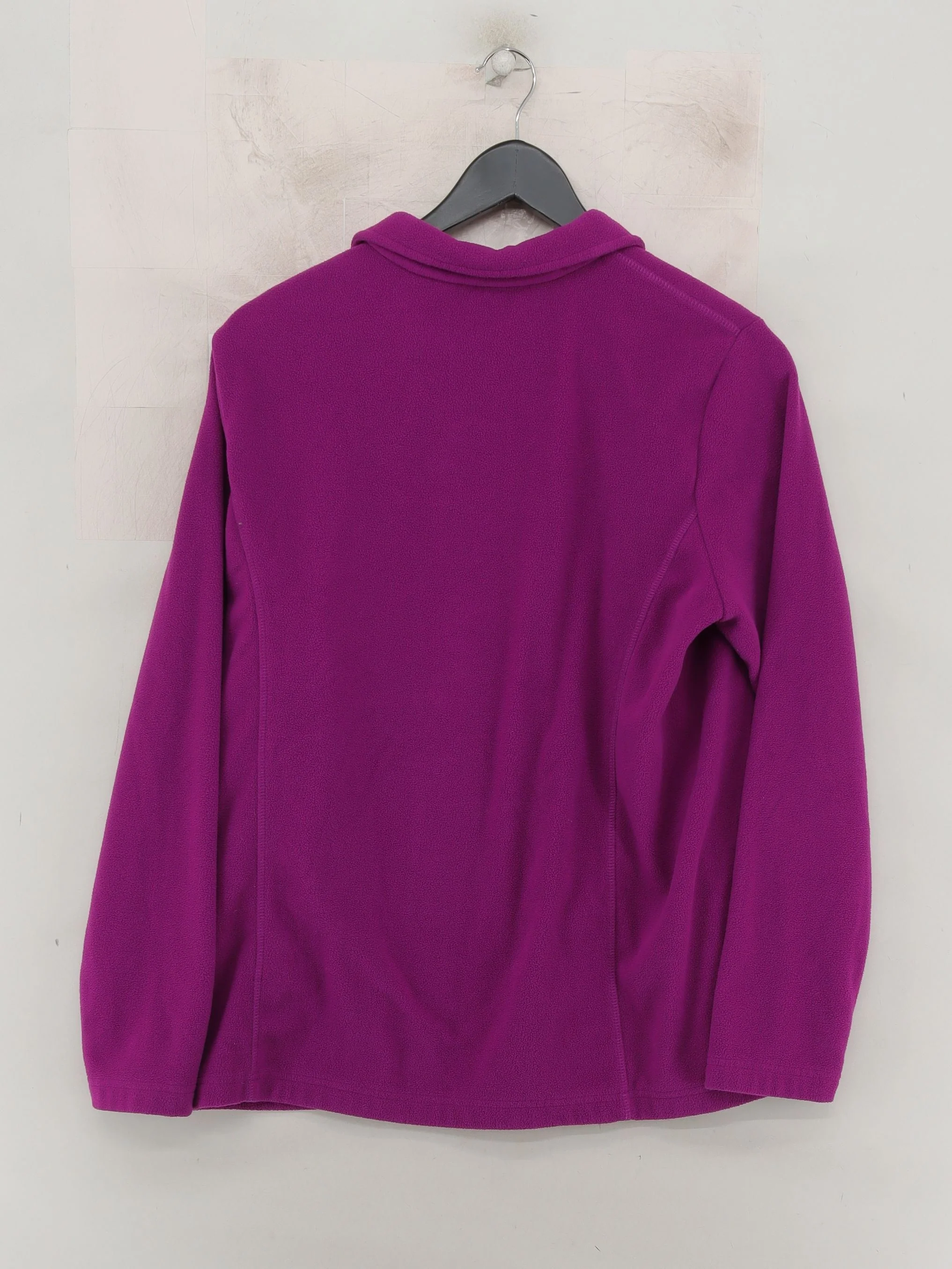 Lands End Women's Hoodie M Purple 100% Polyester Pullover - Image 2