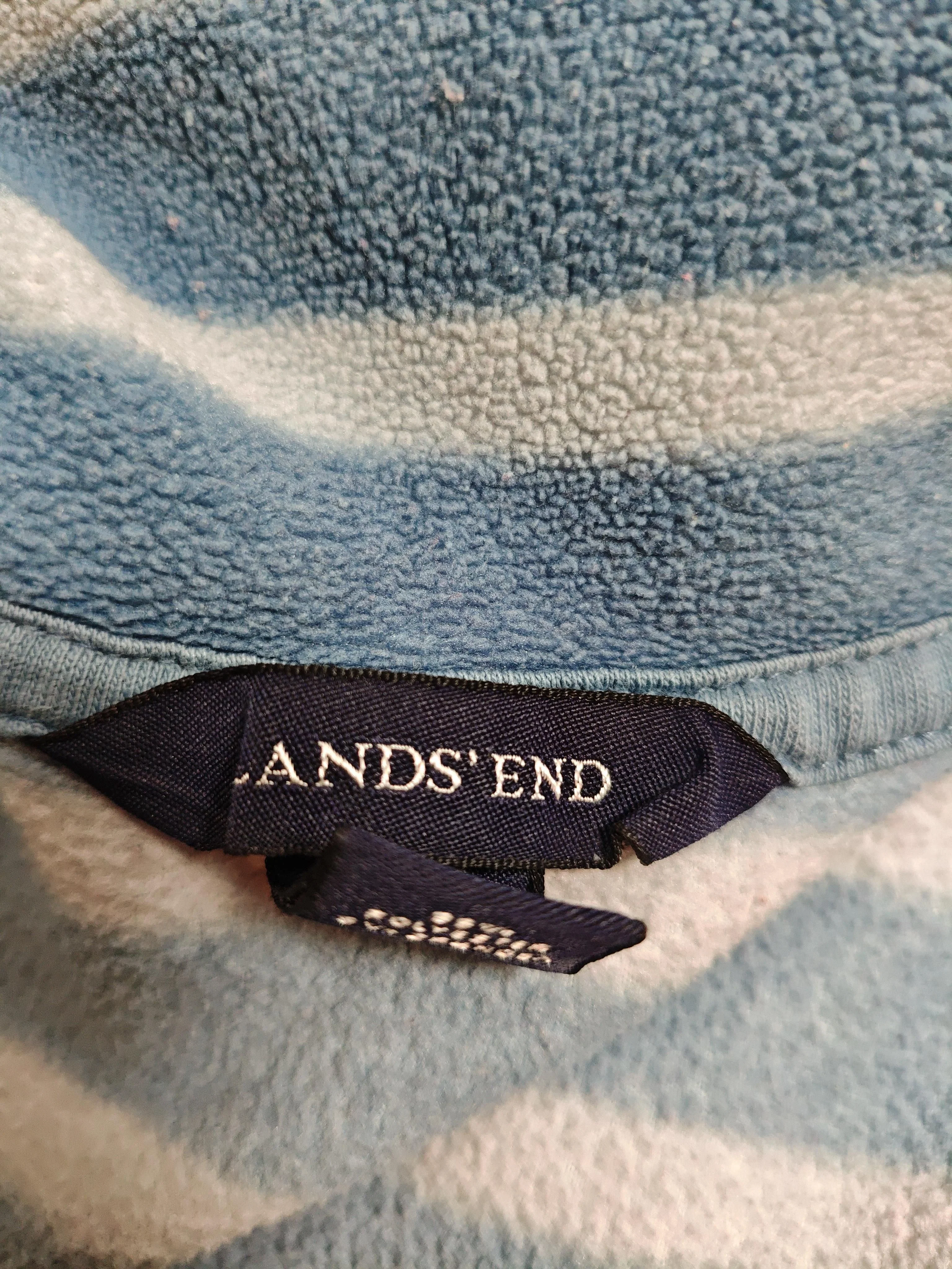 Lands End Women's Jumper M Blue Polyester with Elastane Pullover - Image 5