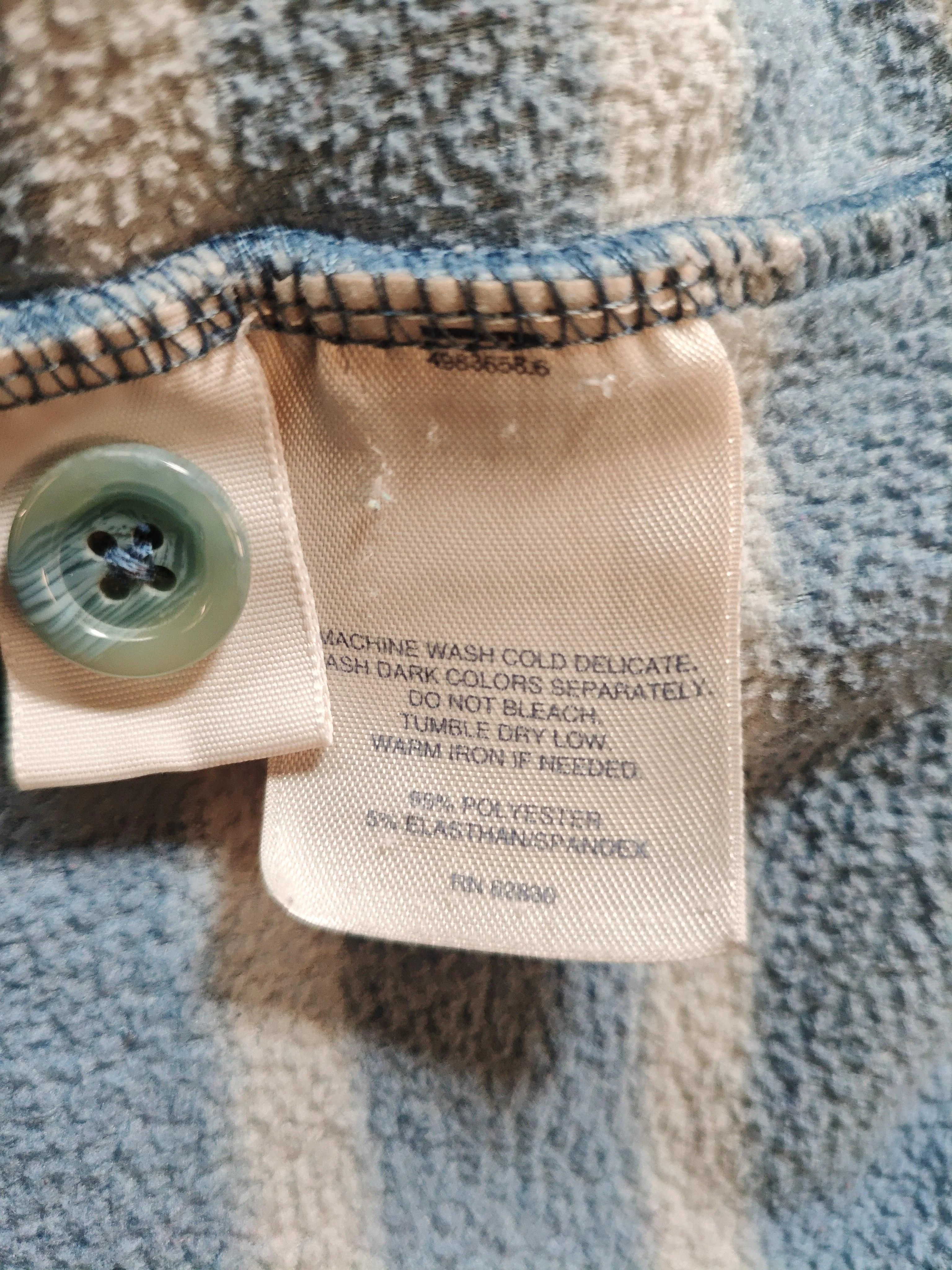 Lands End Women's Jumper M Blue Polyester with Elastane Pullover - Image 6