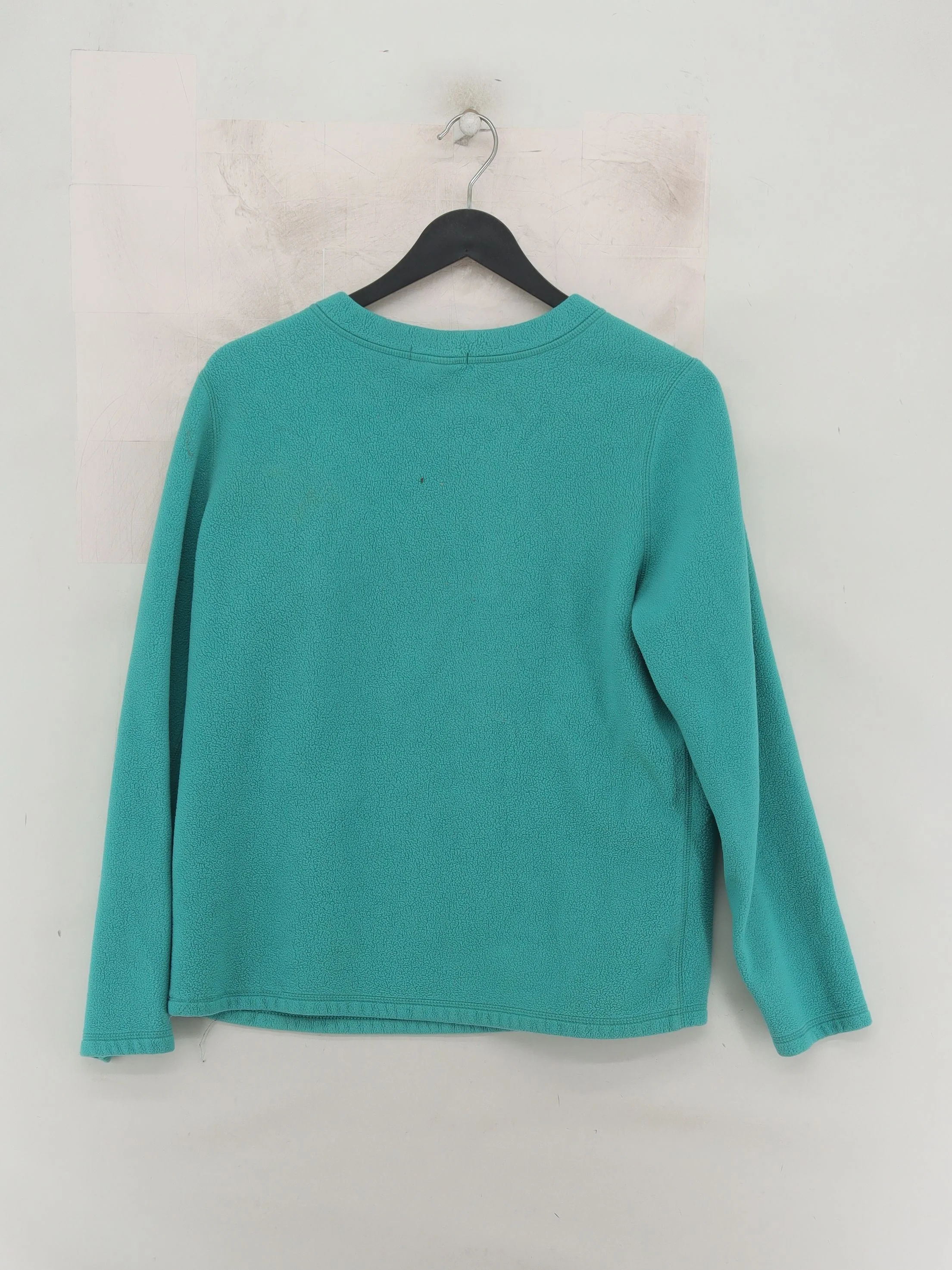 Lands End Women's Jumper M Green Polyester with Elastane Round Neck Pullover - Image 2