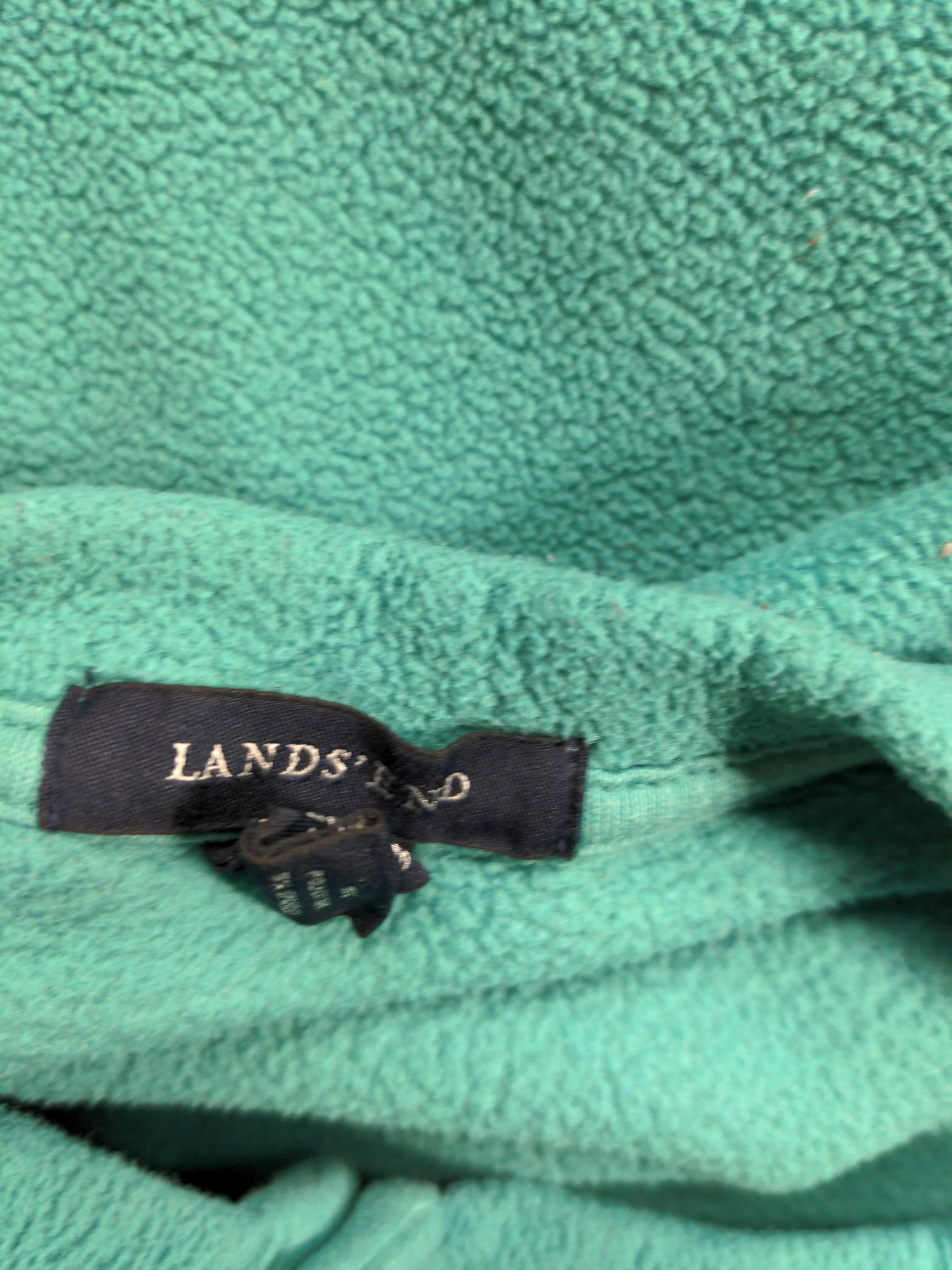 Lands End Women's Jumper M Green Polyester with Elastane Round Neck Pullover - Image 5