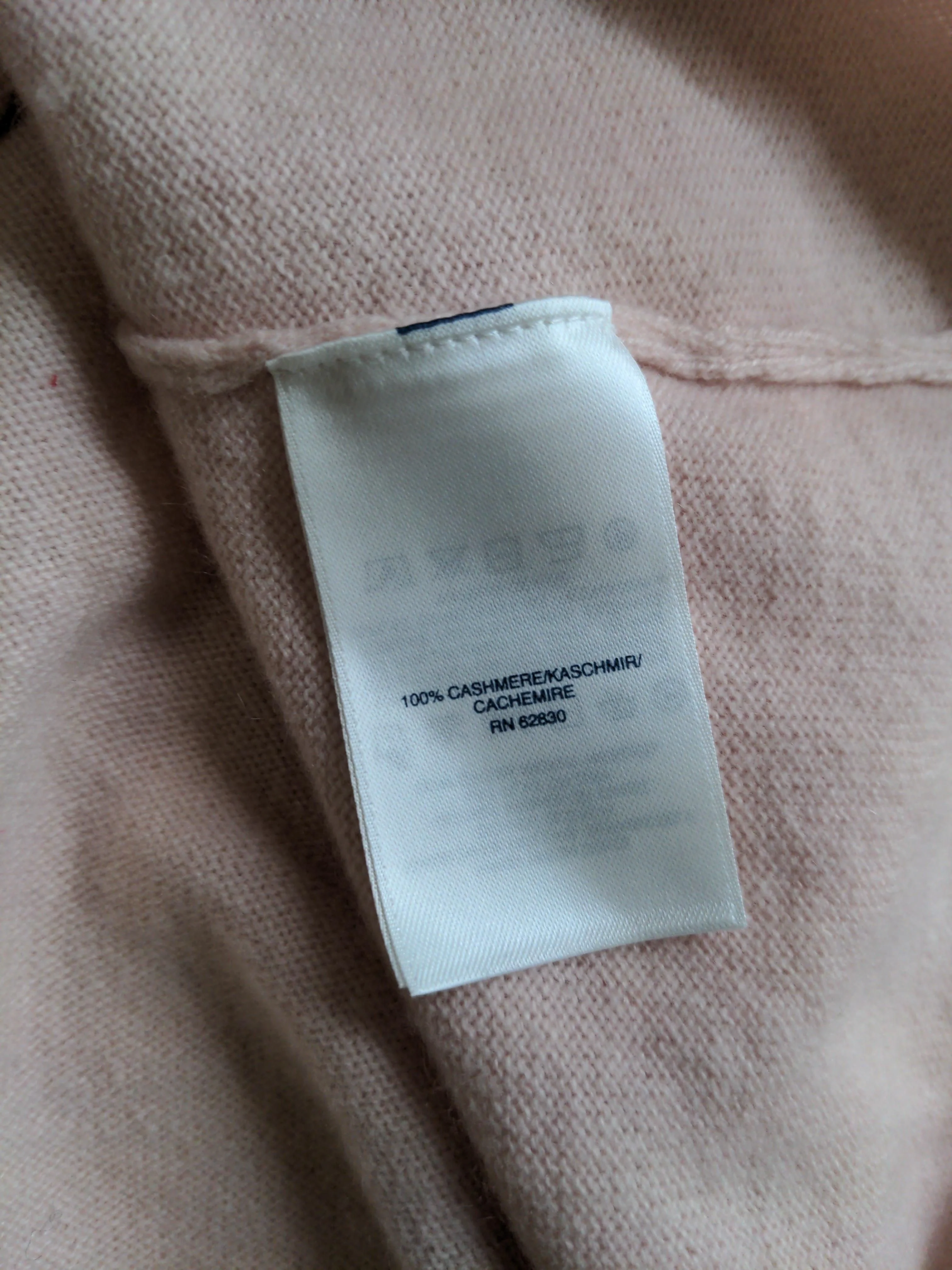 Lands End Women's Jumper M Pink 100% Cashmere Round Neck Pullover - Image 6