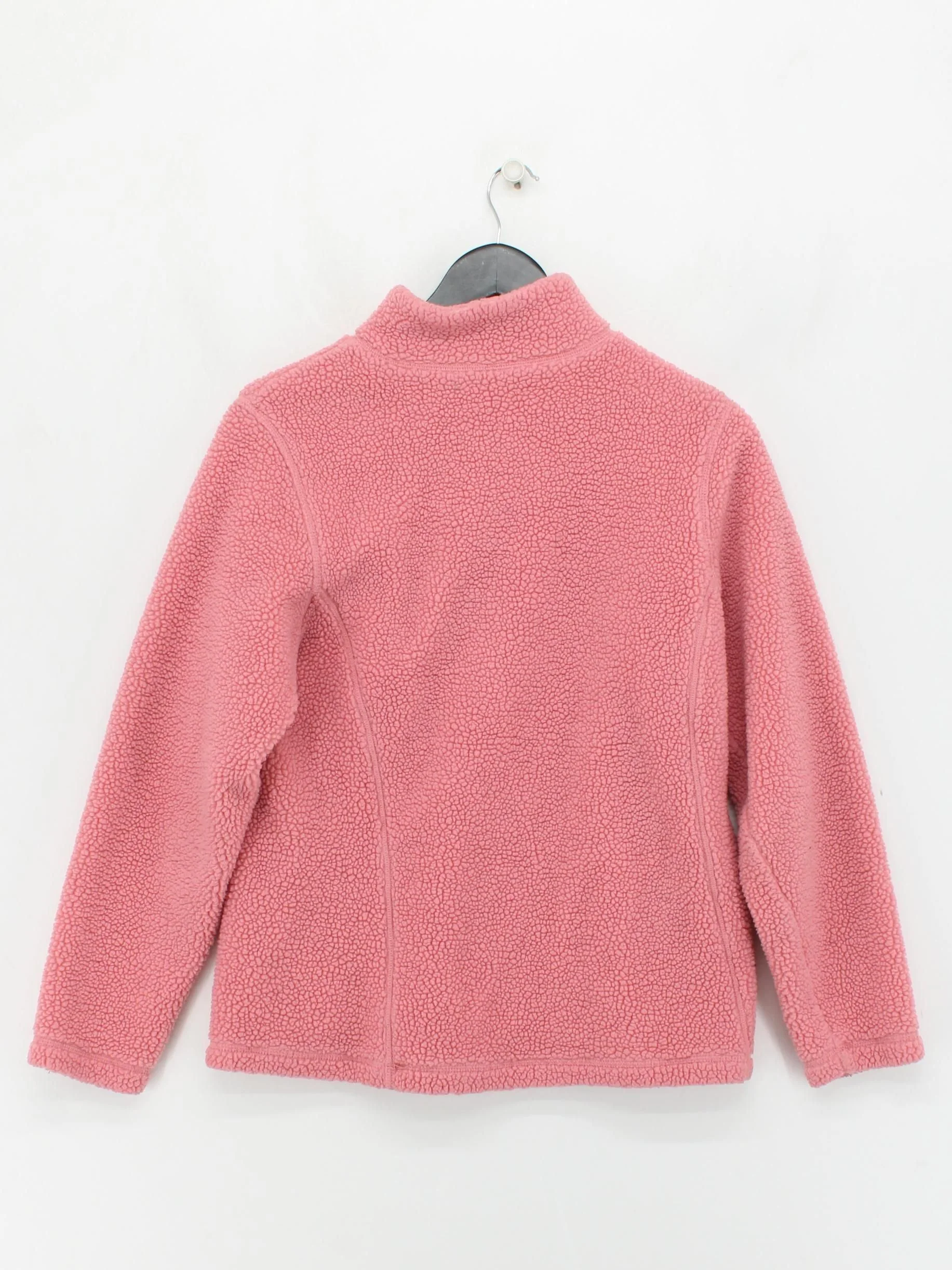 Lands End Women's Jumper M Pink Polyester with Acrylic High Neck Pullover - Image 2
