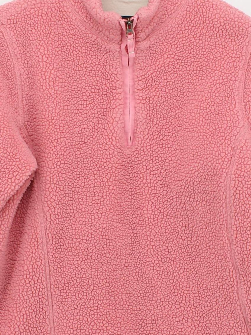 Lands End Women's Jumper M Pink Polyester with Acrylic High Neck Pullover - Image 3