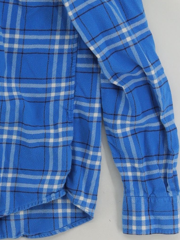 Lands End Women's Shirt UK 12 Blue 100% Cotton Basic - Image 4