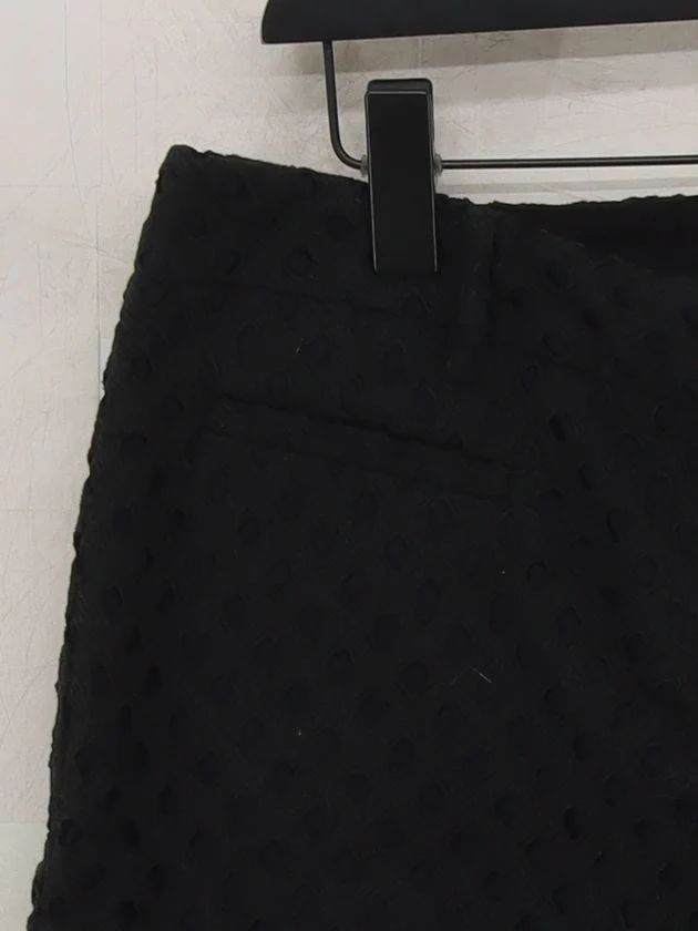 Lands End Women's Shorts UK 12 Black 100% Cotton Cut-Off - Image 4