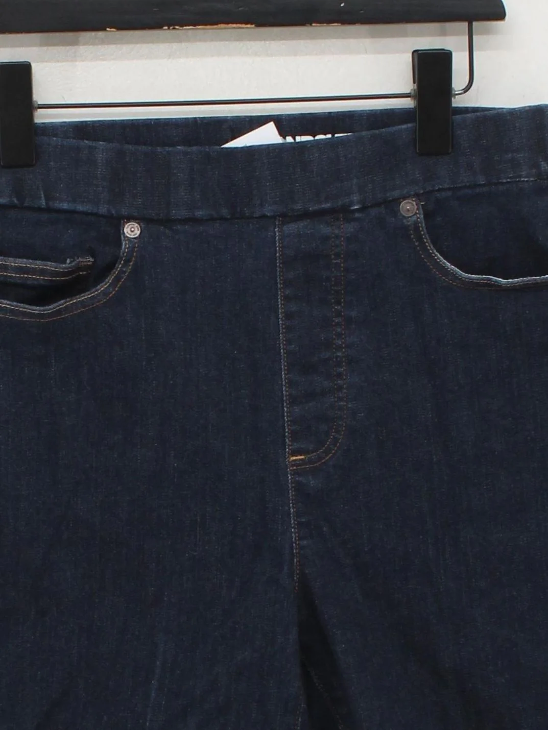 Lands End Women's Shorts UK 14 Blue Cotton with Elastane Sweat - Image 3