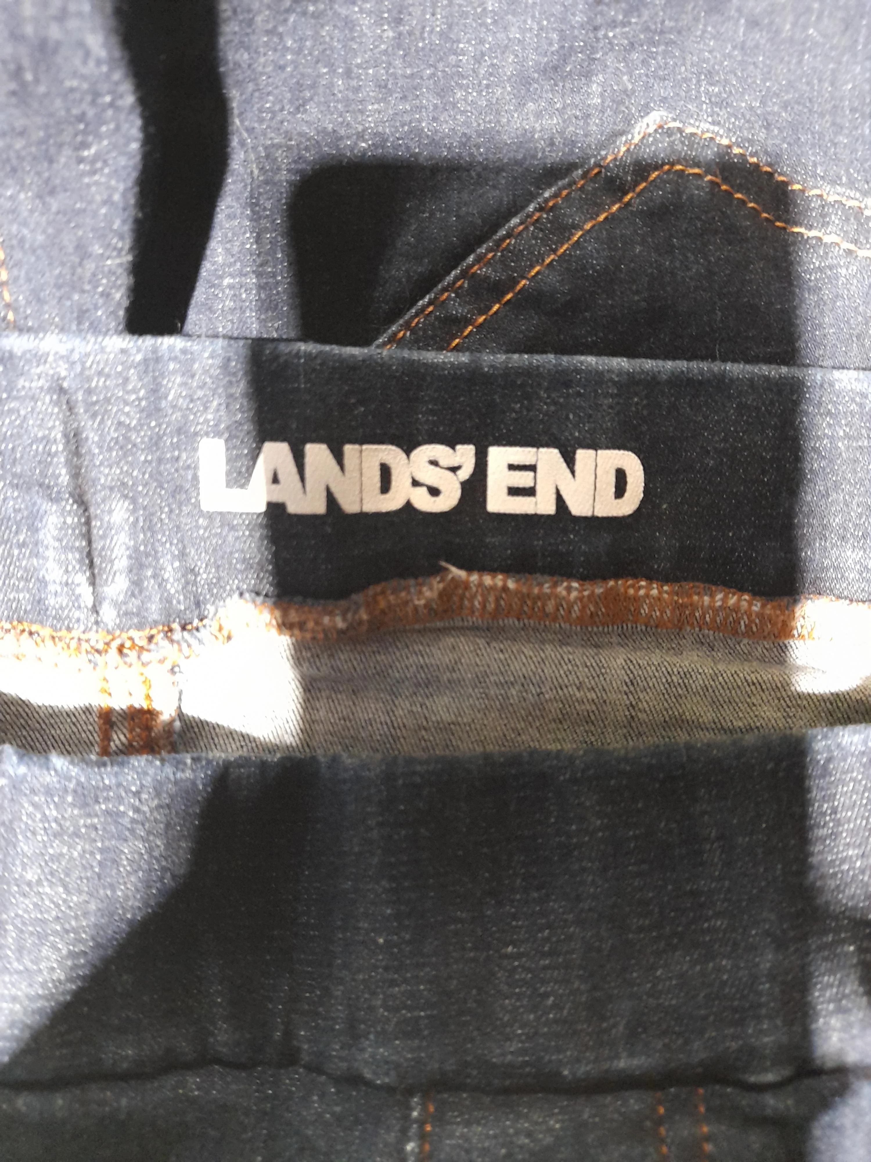 Lands End Women's Shorts UK 14 Blue Cotton with Elastane Sweat - Image 5