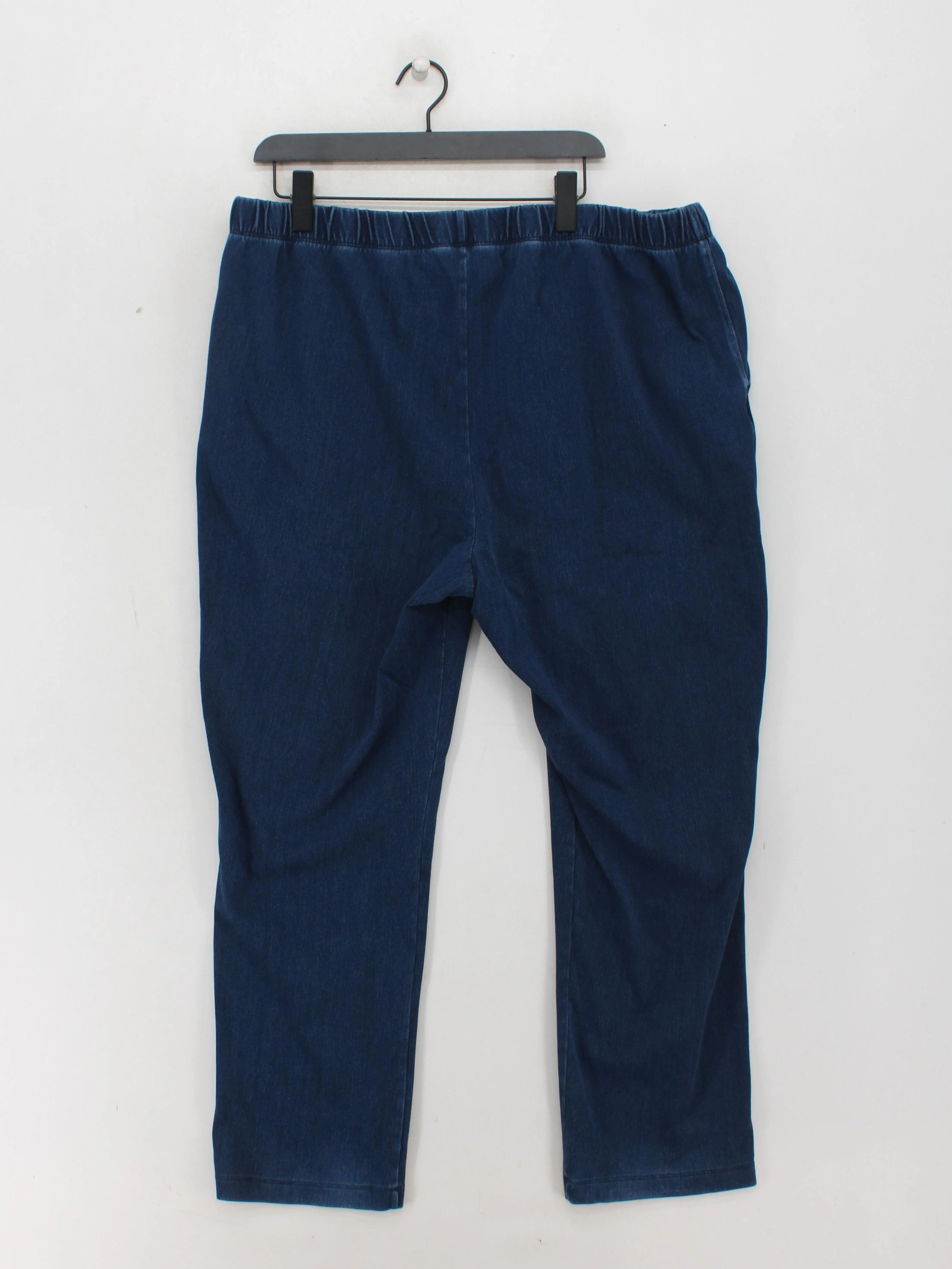 Lands End Women's Sports Bottoms UK 24 Blue Cotton - Image 2