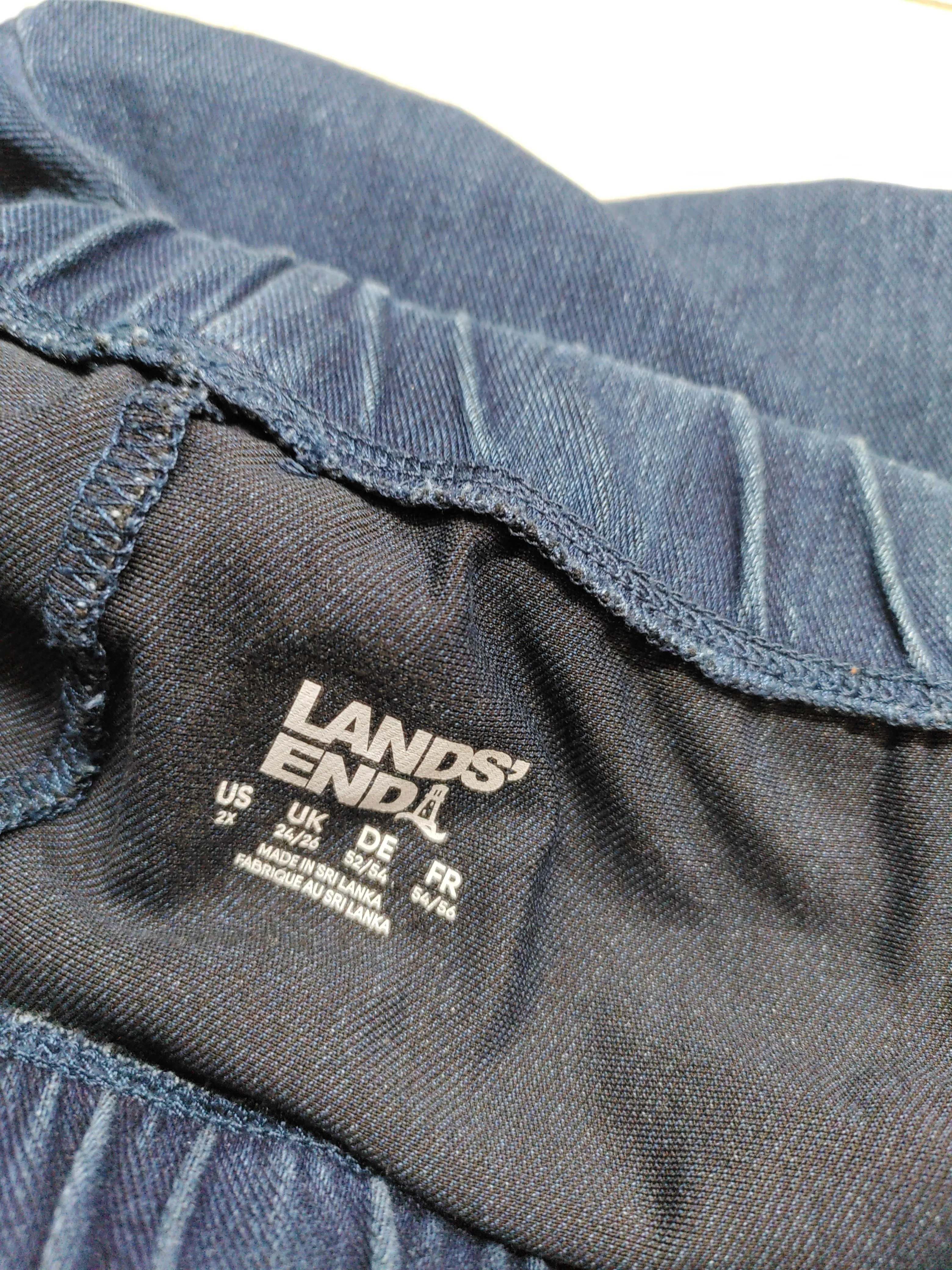 Lands End Women's Sports Bottoms UK 24 Blue Cotton - Image 5