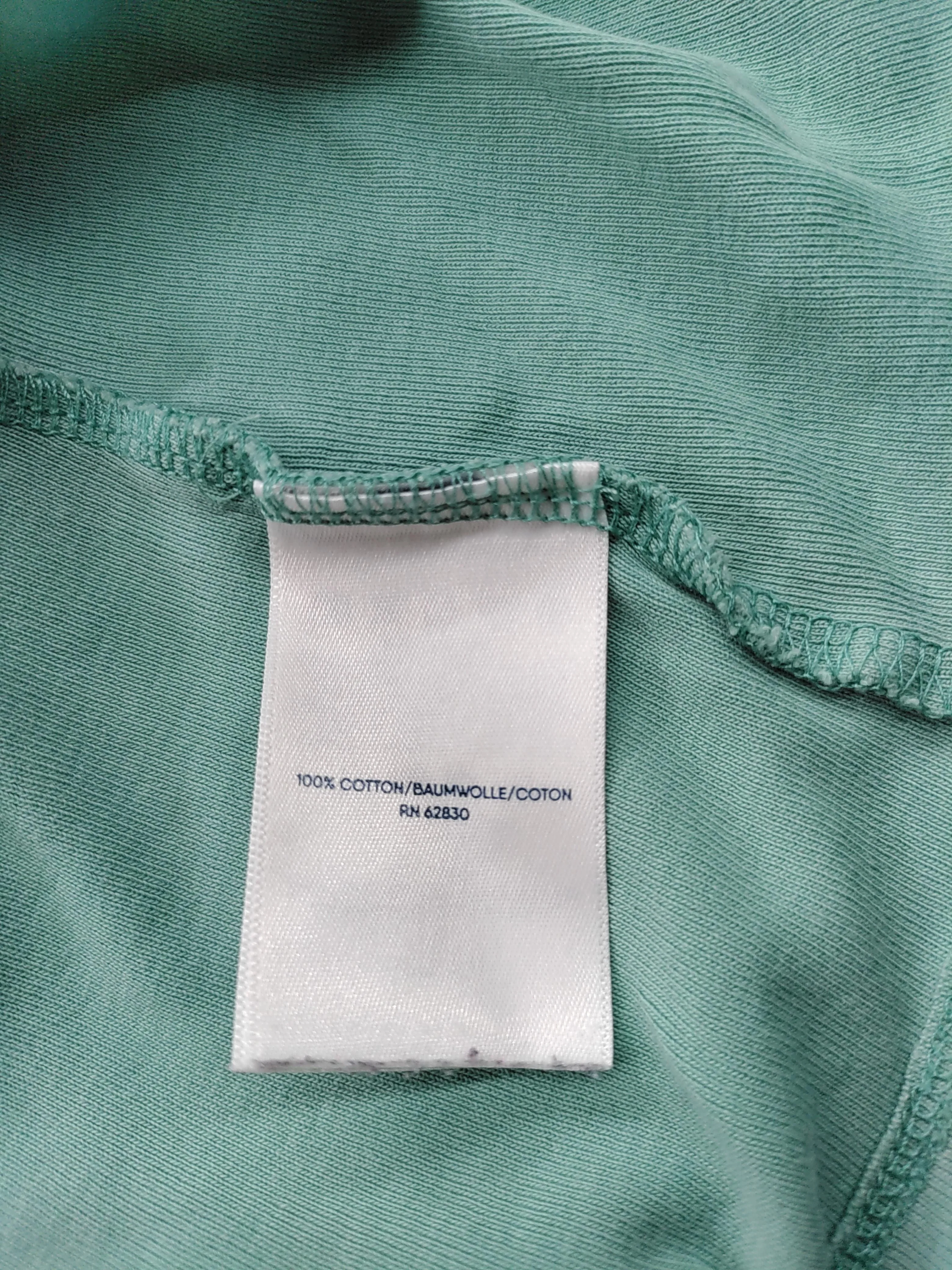 Lands End Women's T-Shirt UK 20 Green 100% Cotton Short Sleeve Round Neck Basic - Image 7