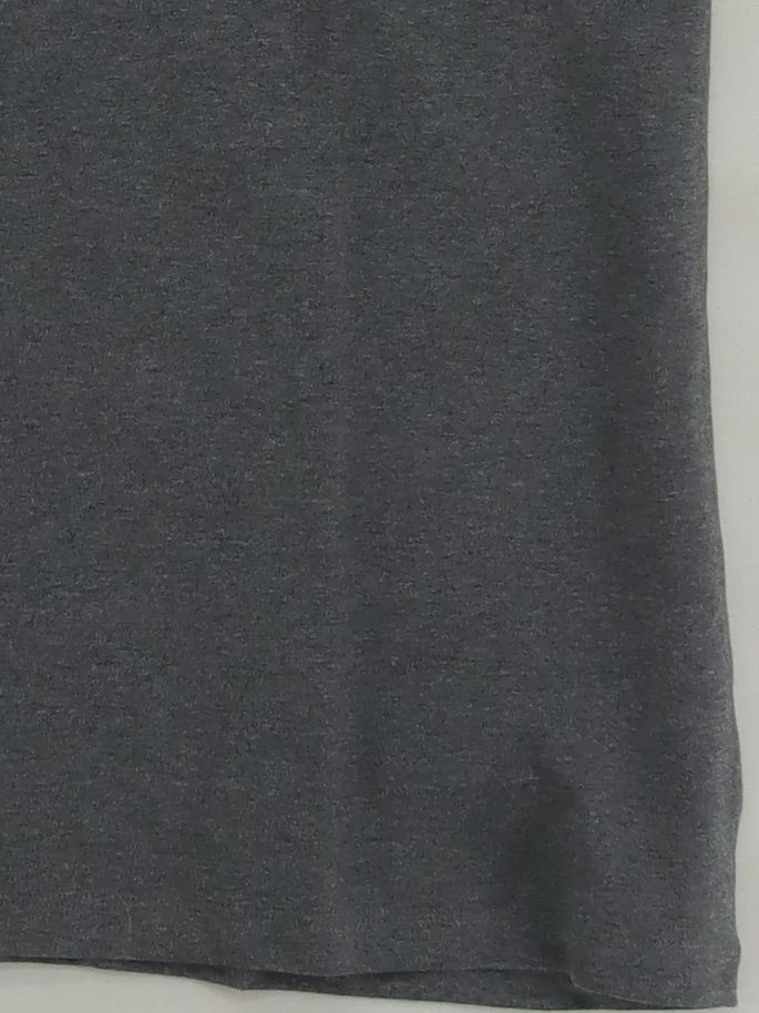 Lands End Women's T-Shirt XL Grey 100% Cotton Sleeveless Round Neck Basic - Image 4