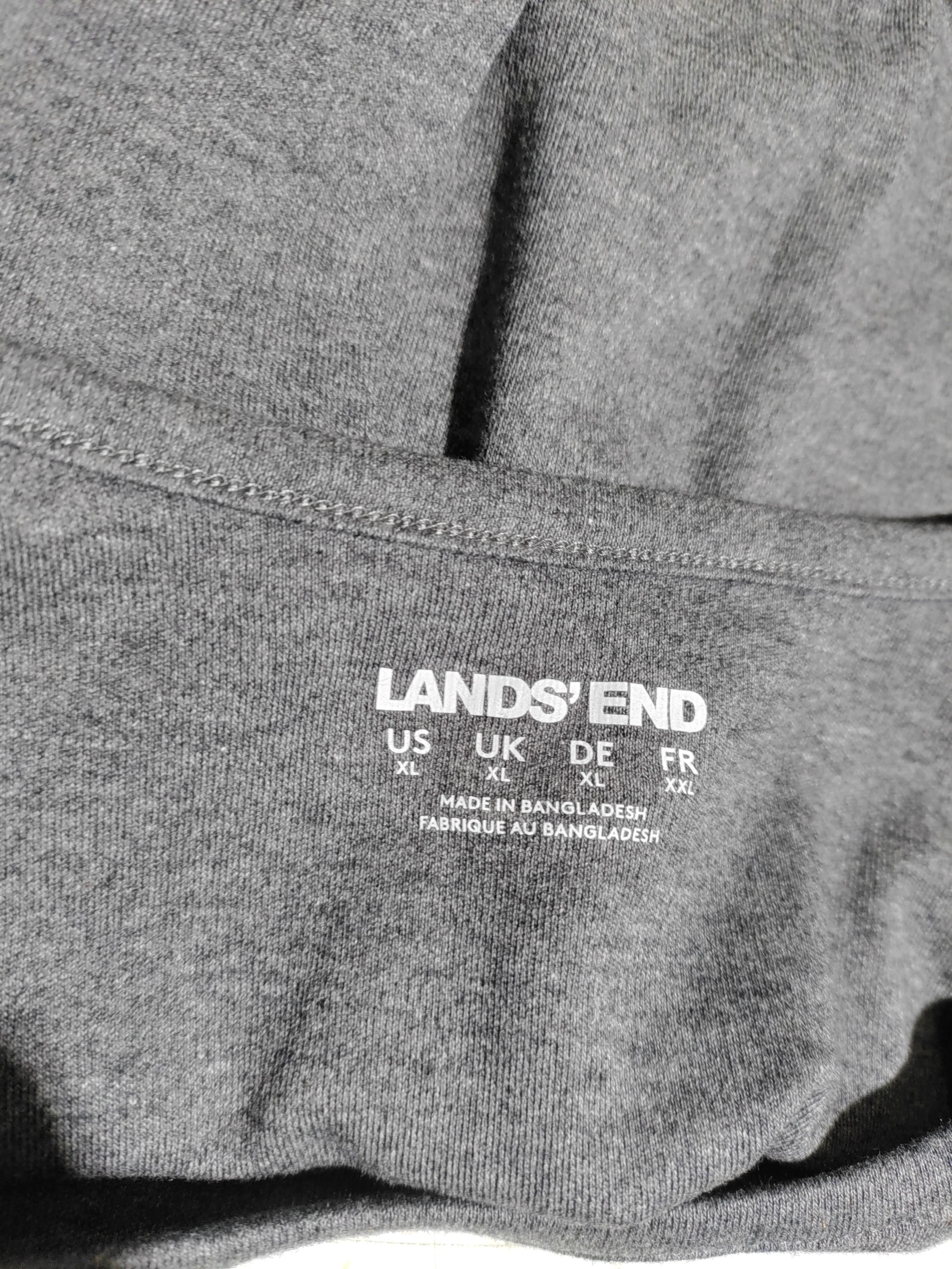 Lands End Women's T-Shirt XL Grey 100% Cotton Sleeveless Round Neck Basic - Image 5