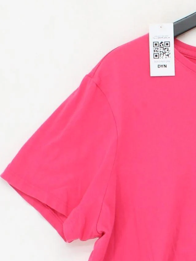 Lands End Women's T-Shirt XL Pink 100% Cotton Short Sleeve Round Neck Basic - Image 4