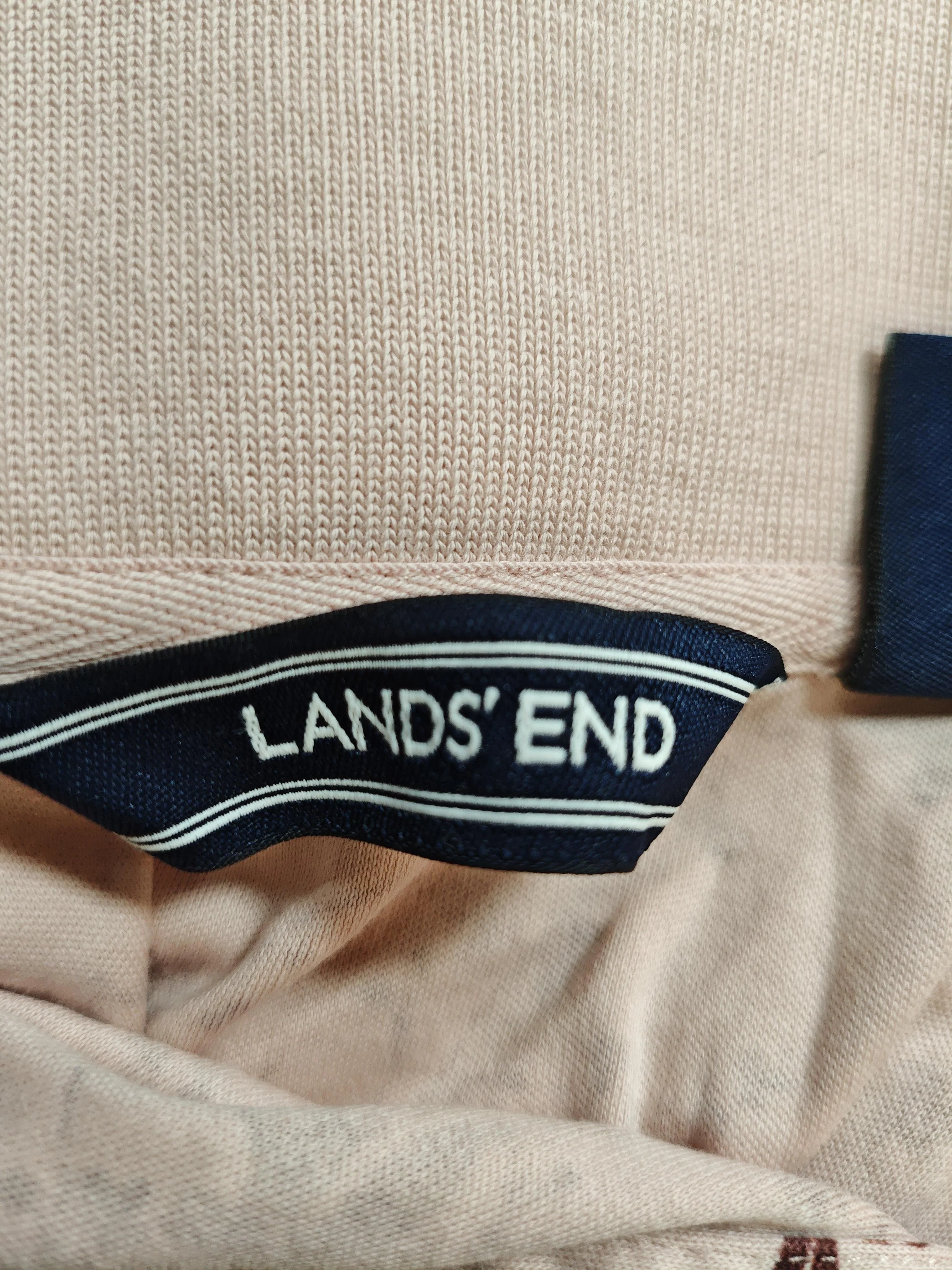 Lands End Women's Top S Pink Cotton with Elastane Basic - Image 5