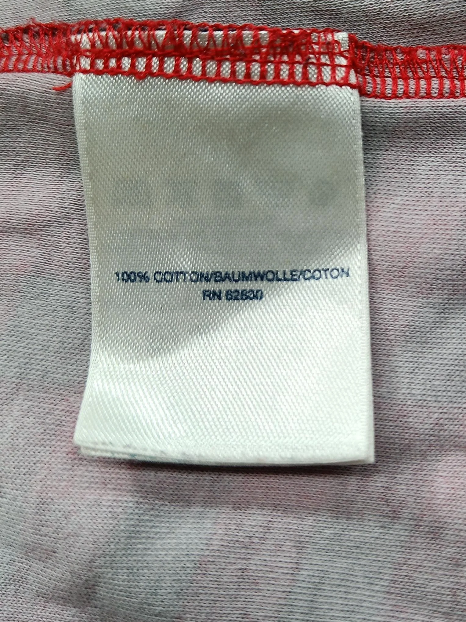 Lands End Women's Top S Red Checkered 100% Cotton Long Sleeve Round Neck Basic - Image 6
