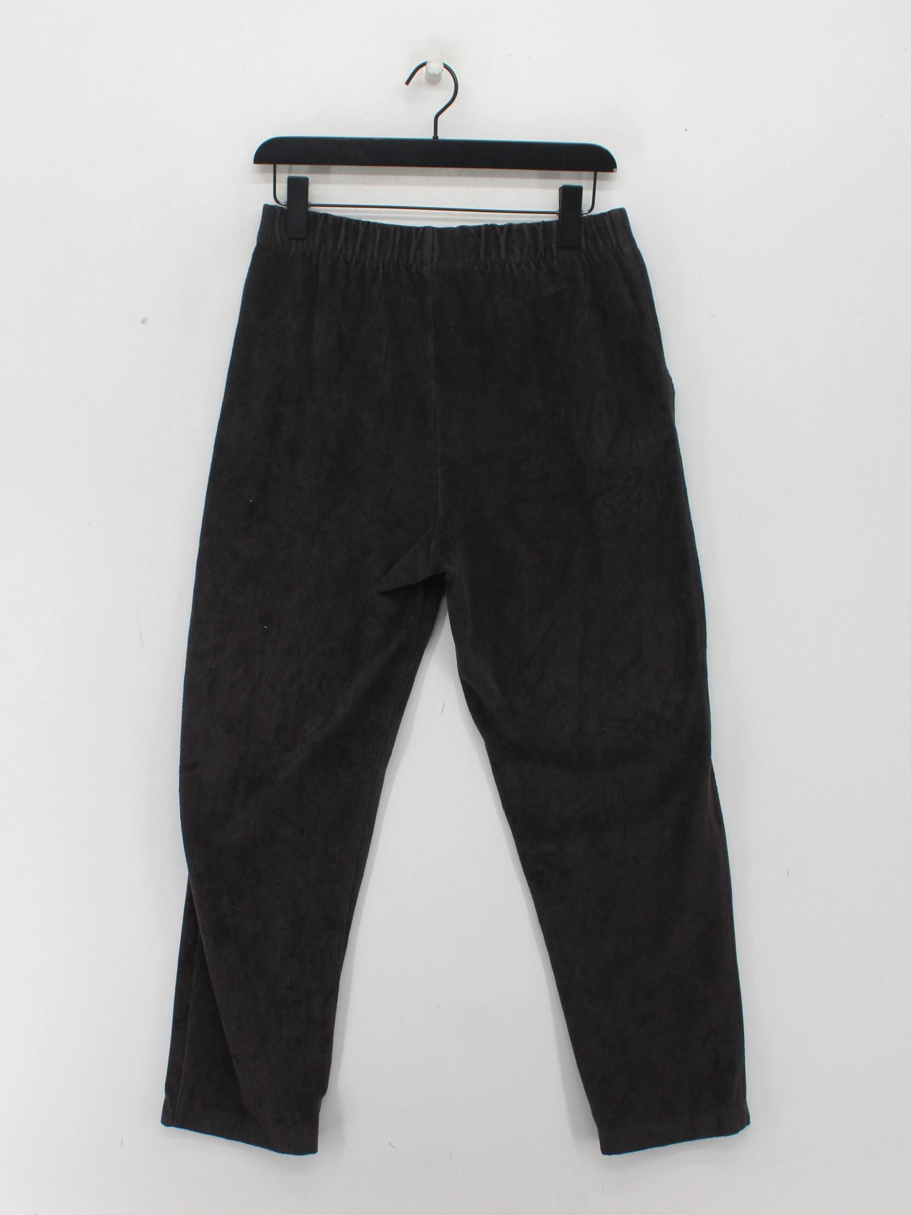 Lands End Women's Trousers S Black Cotton with Polyester, Spandex Sweatpants - Image 2