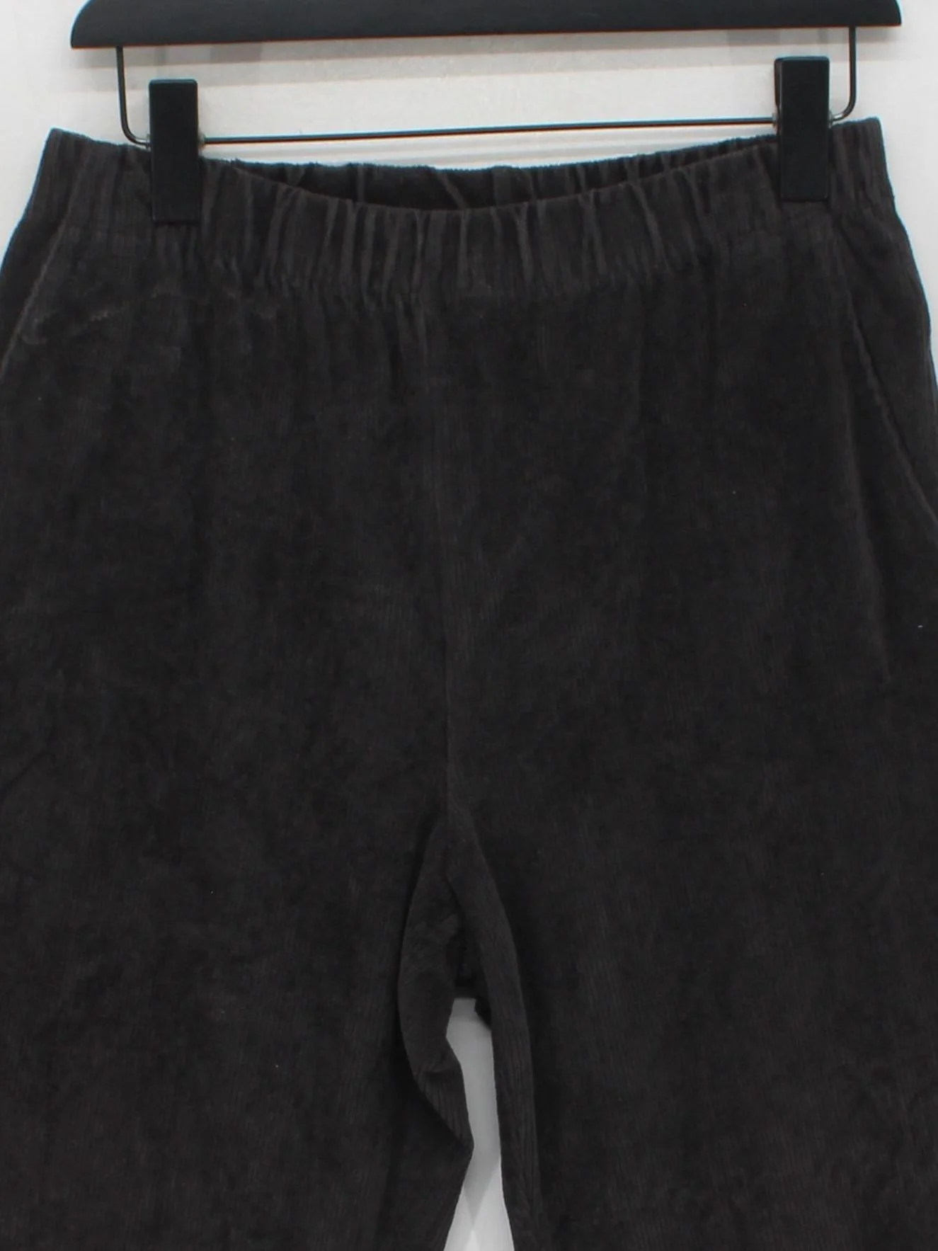 Lands End Women's Trousers S Black Cotton with Polyester, Spandex Sweatpants - Image 3