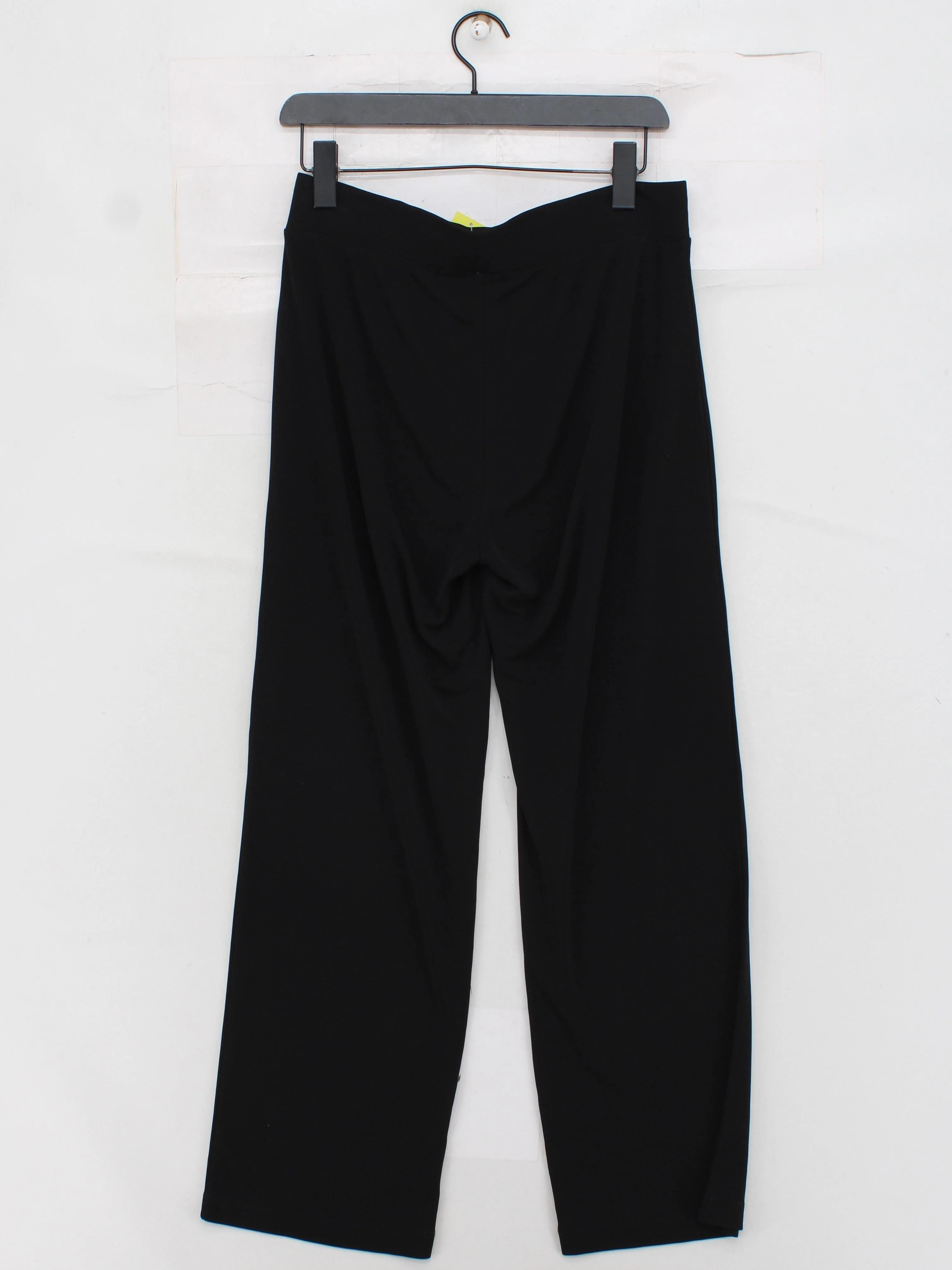 Lands End Women's Trousers S Black Viscose with Polyester Wide-Leg Sweatpants - Image 2