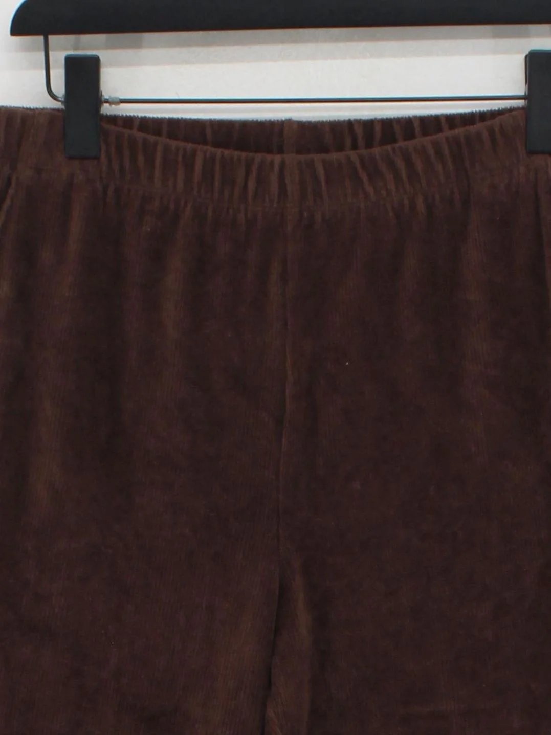 Lands End Women's Trousers S Brown Cotton with Polyester, Spandex Sweatpants - Image 3