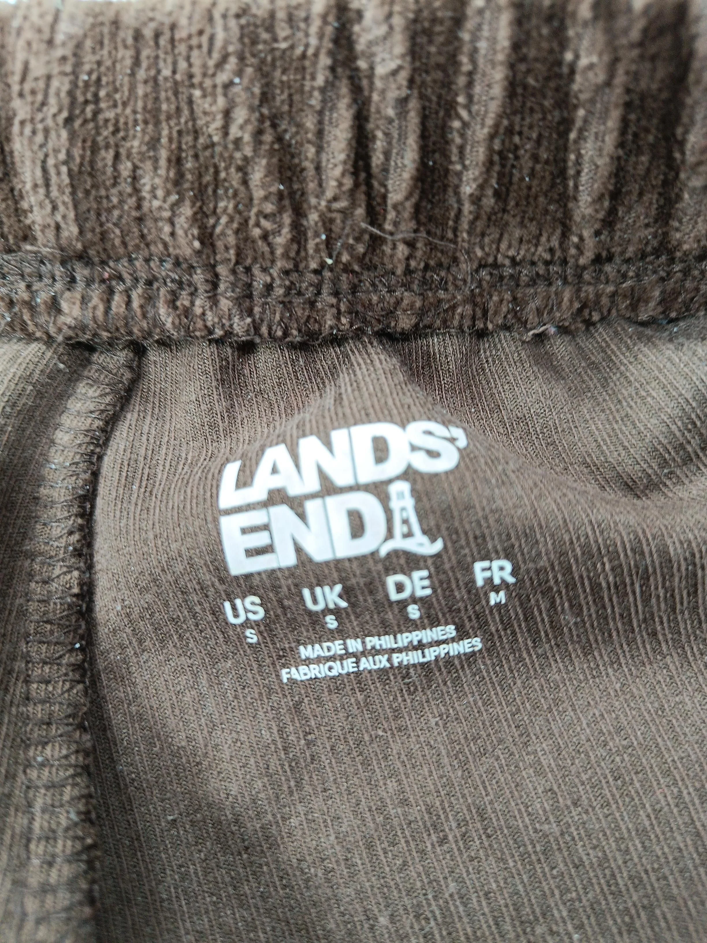 Lands End Women's Trousers S Brown Cotton with Polyester, Spandex Sweatpants - Image 5