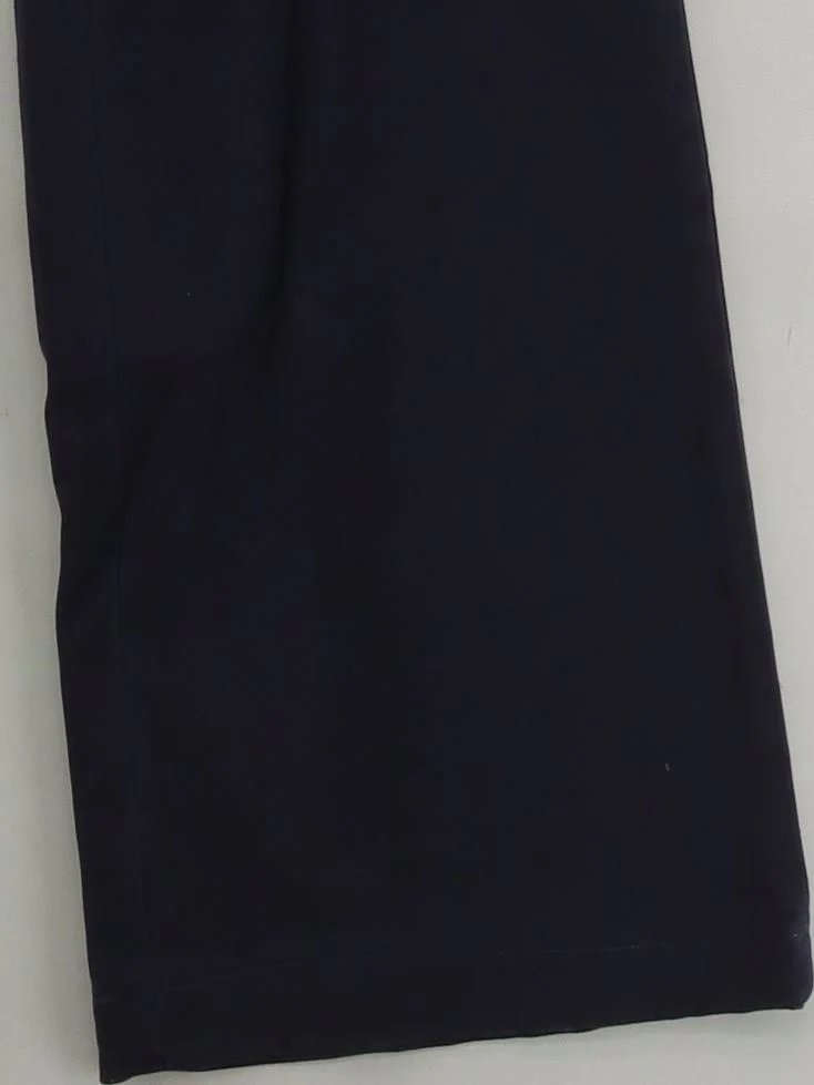 Lands End Women's Trousers UK 12 Blue Cotton with Elastane Straight Chino - Image 4